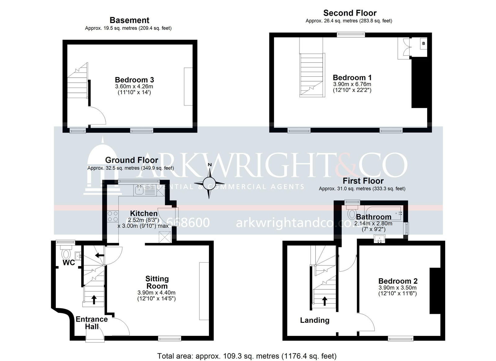 44, Church Street, Saffron Walden floorplan