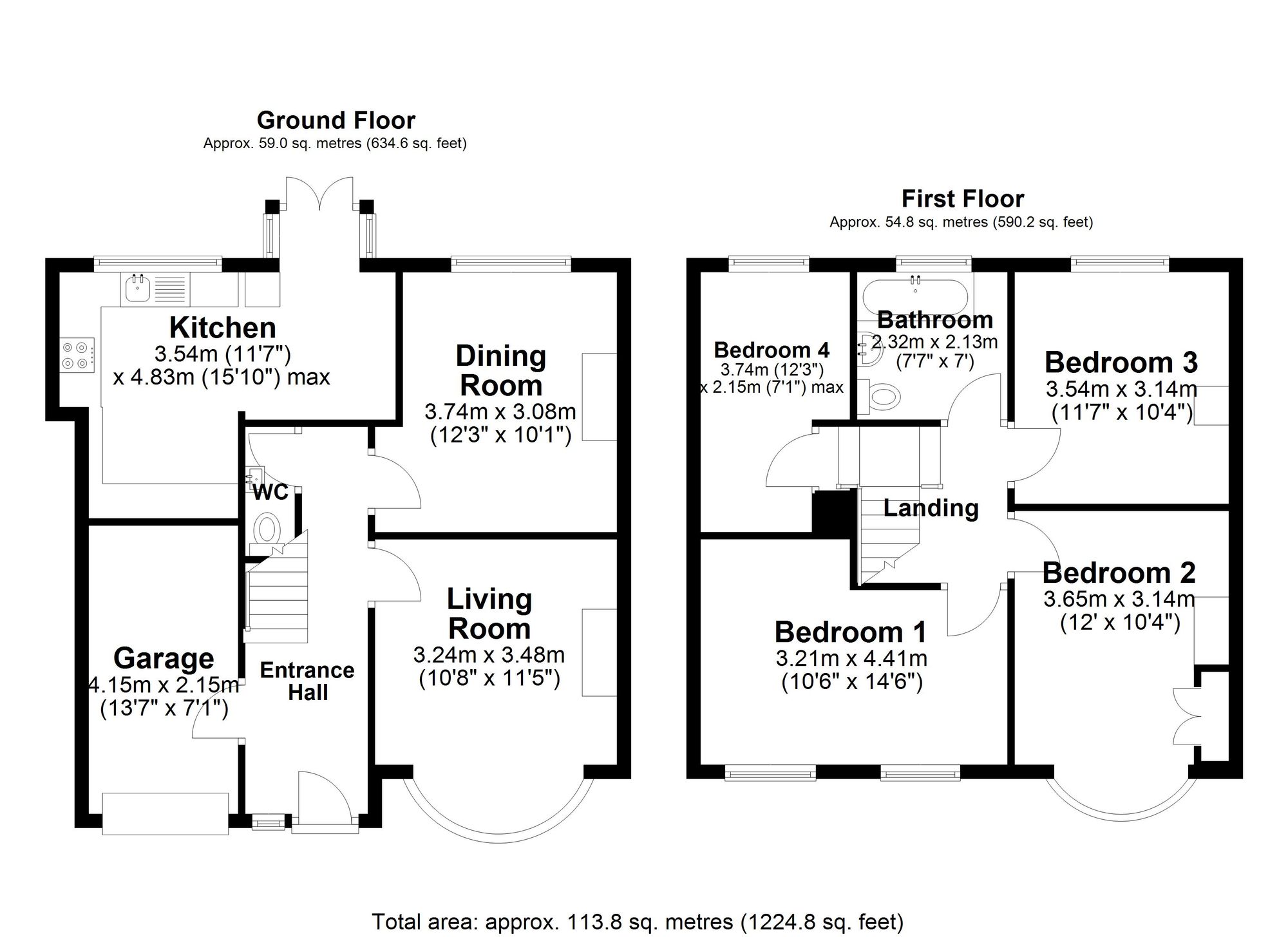 70 Rydal Avenue, Warrington floorplan