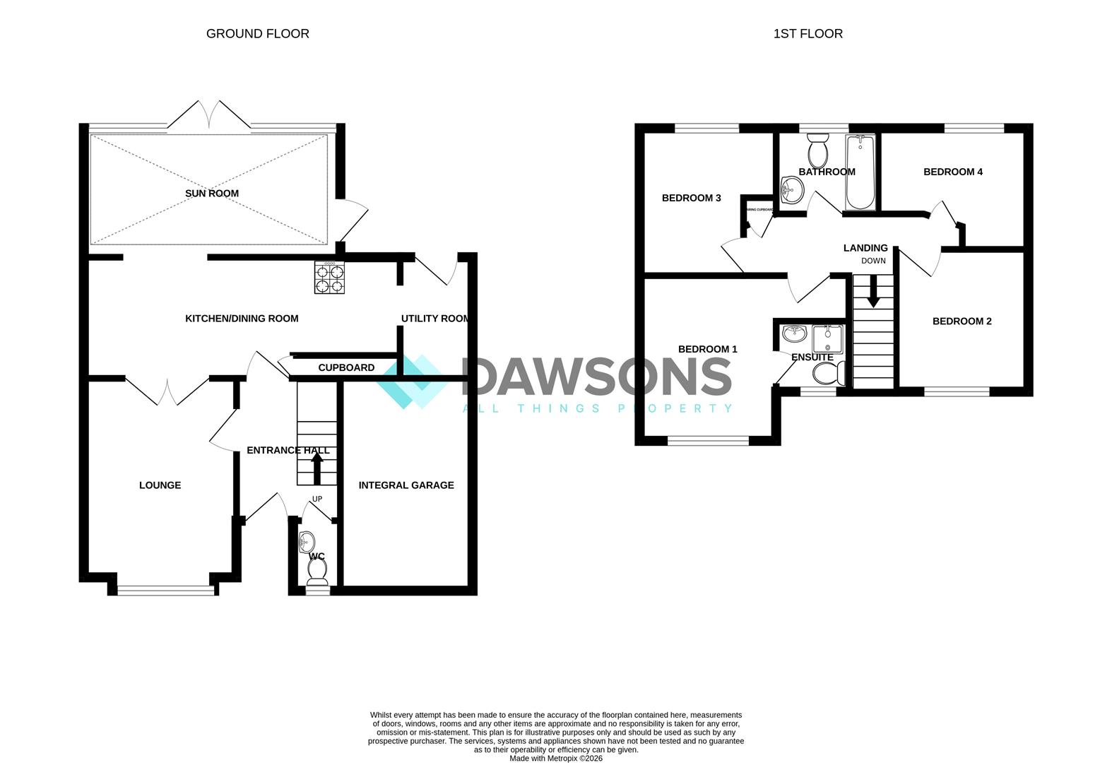 Heol Waungron, Kidwelly floorplan