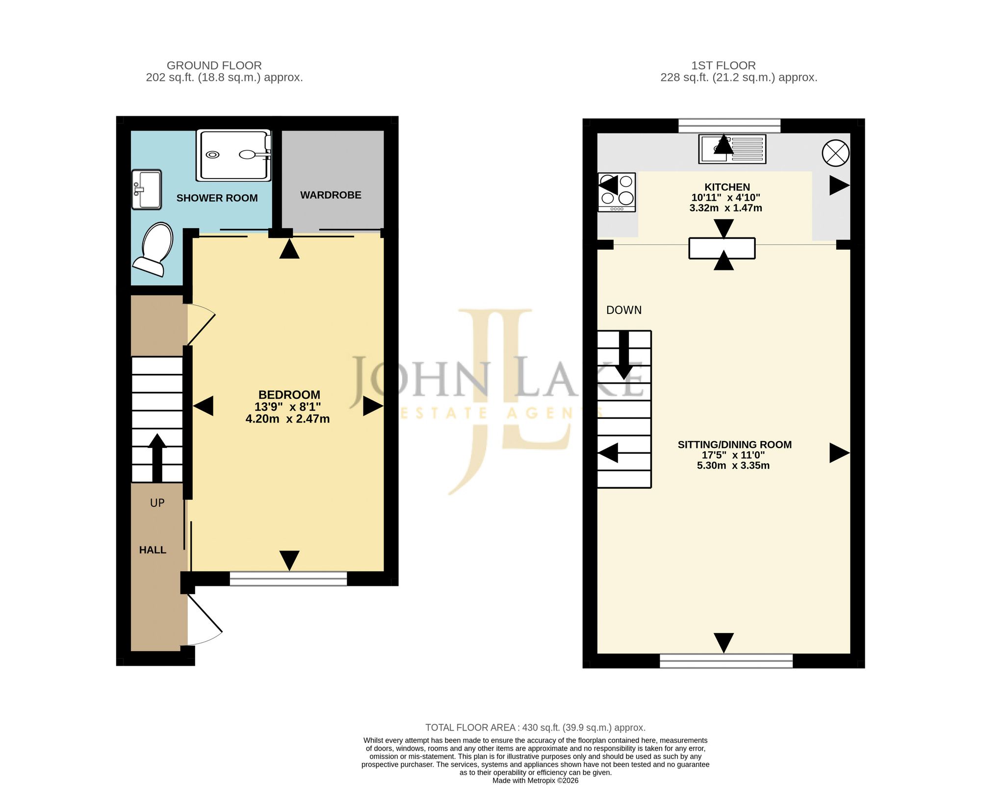 May Cottage, Torquay floorplan