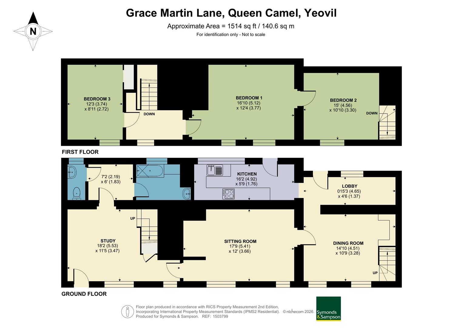 Grace Cottage, Grace Martin Lane, Yeovil floorplan