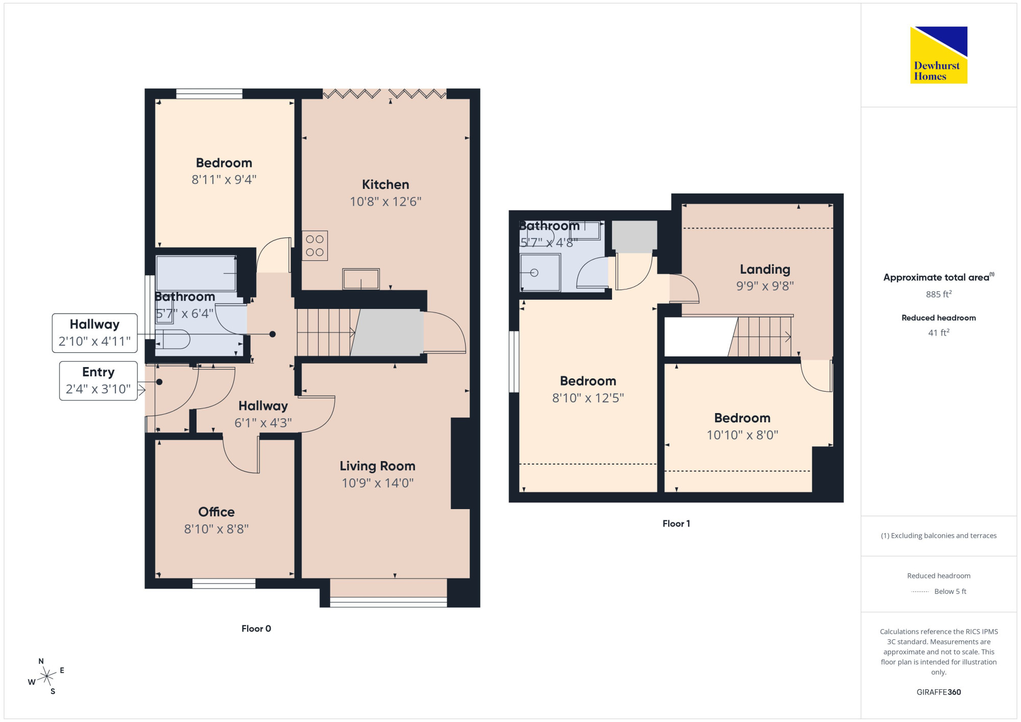 3, Roshaw, Grimsargh floorplan
