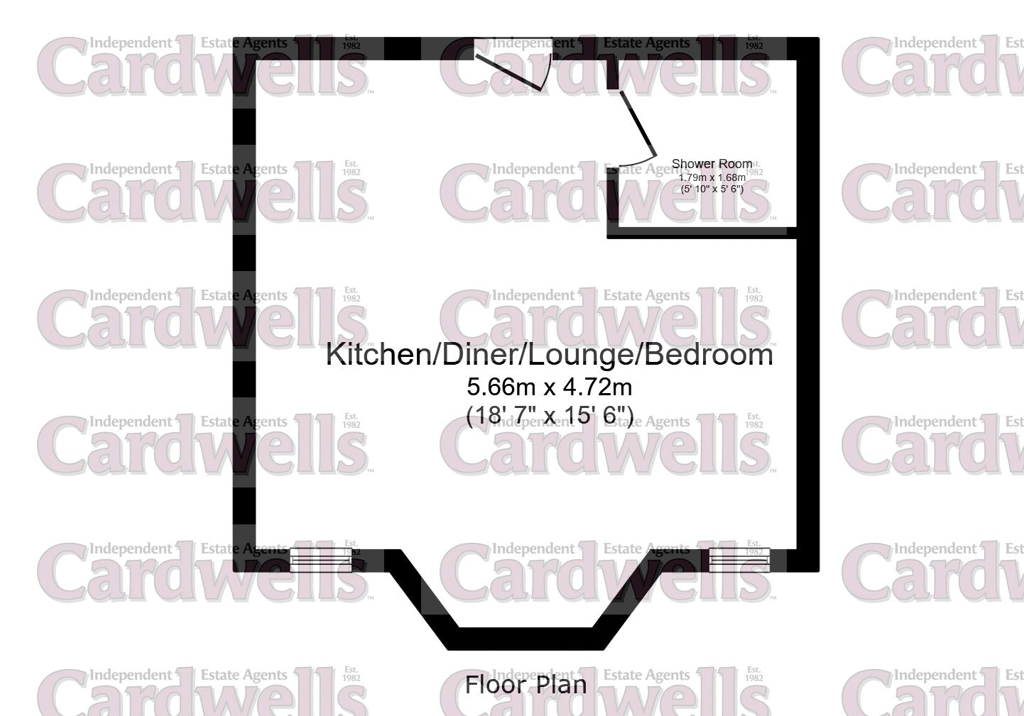 Flat 1, 12, Vernon Street, Bolton floorplan