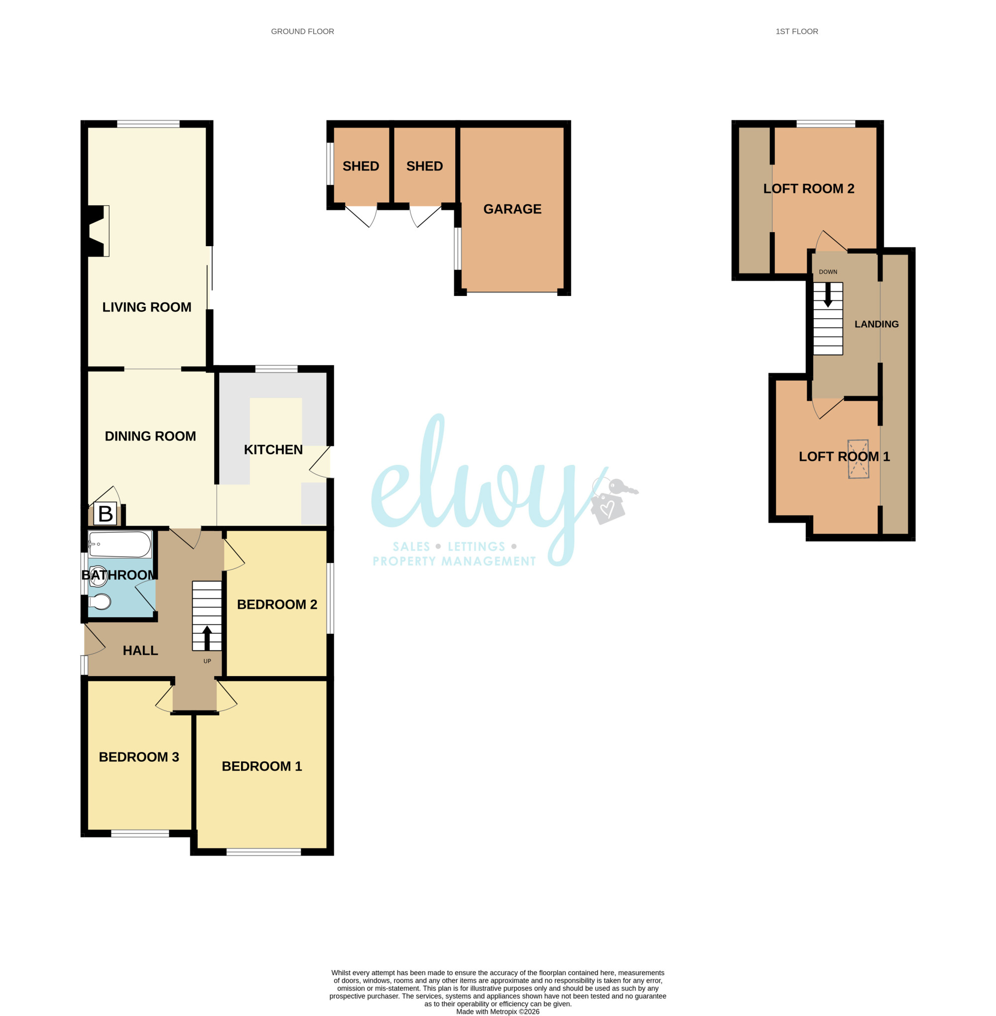 55, St. Asaph Avenue, Kinmel Bay floorplan