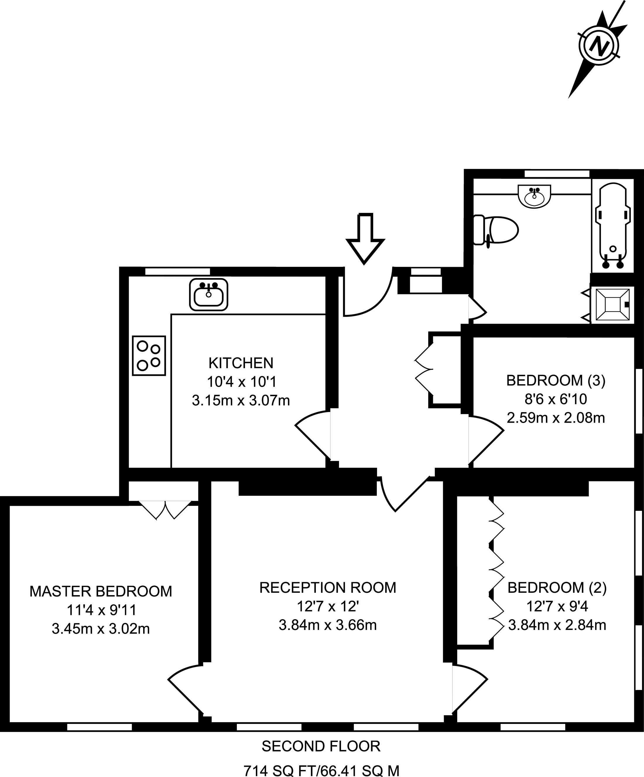 3 Bedrooms Flat to rent in Page Street, Westminster, London SW1P