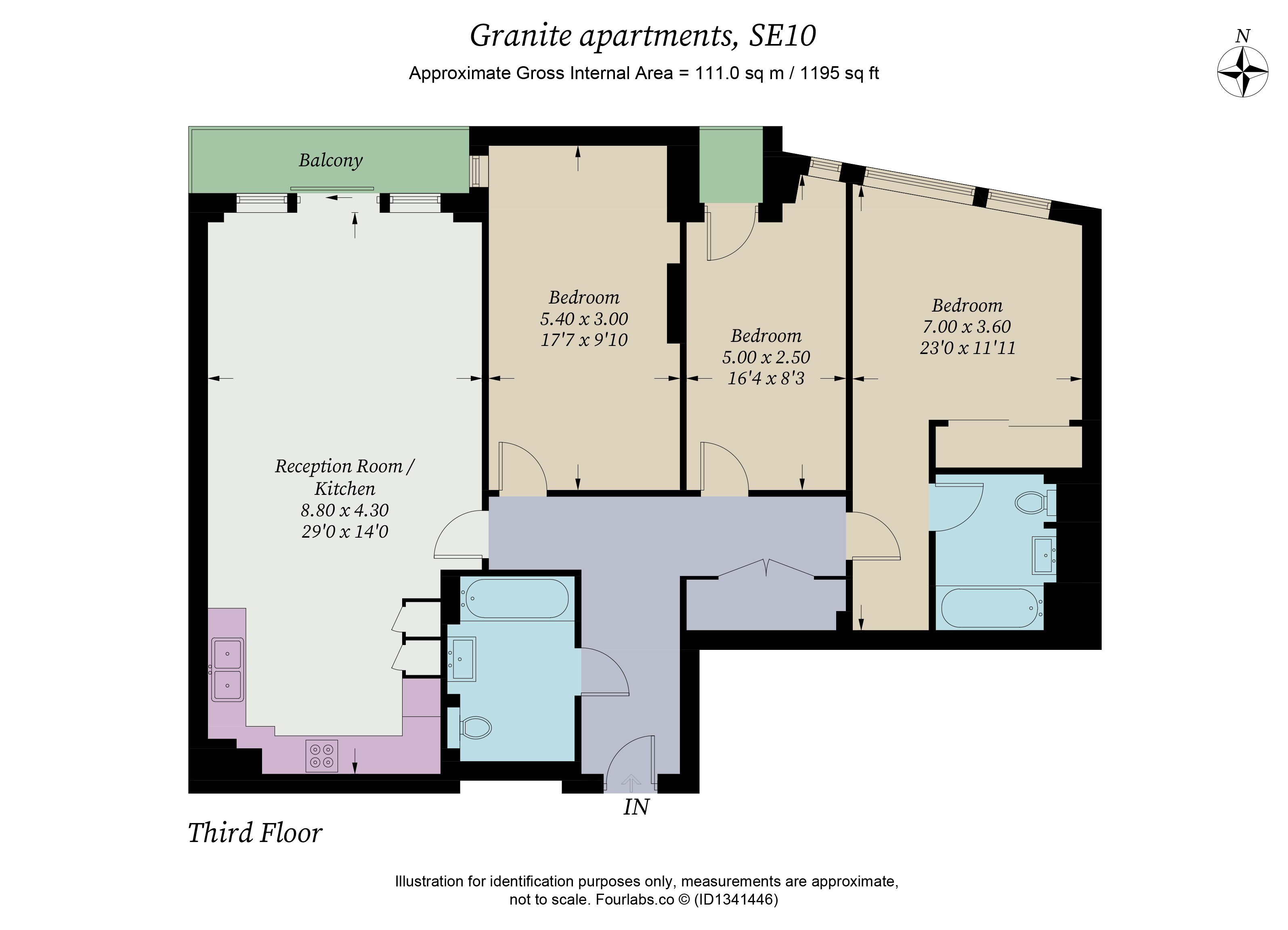 River Gardens Walk, London floorplan