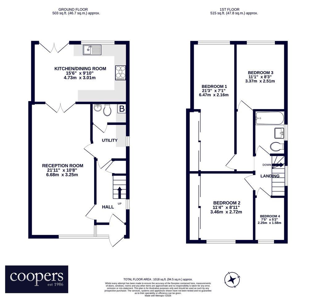 19, Chaucer Avenue, Hayes floorplan