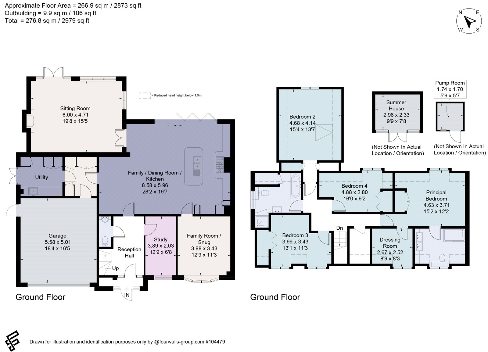44, Hill Farm Road, Buckinghamshire floorplan