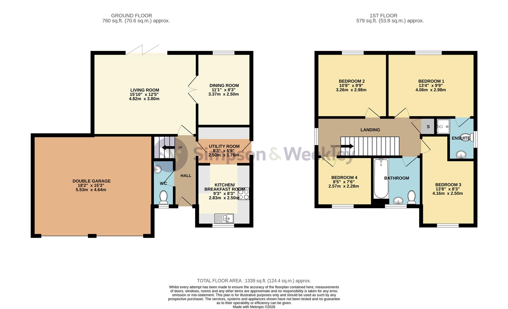 15, Oakpits Way, Rushden floorplan