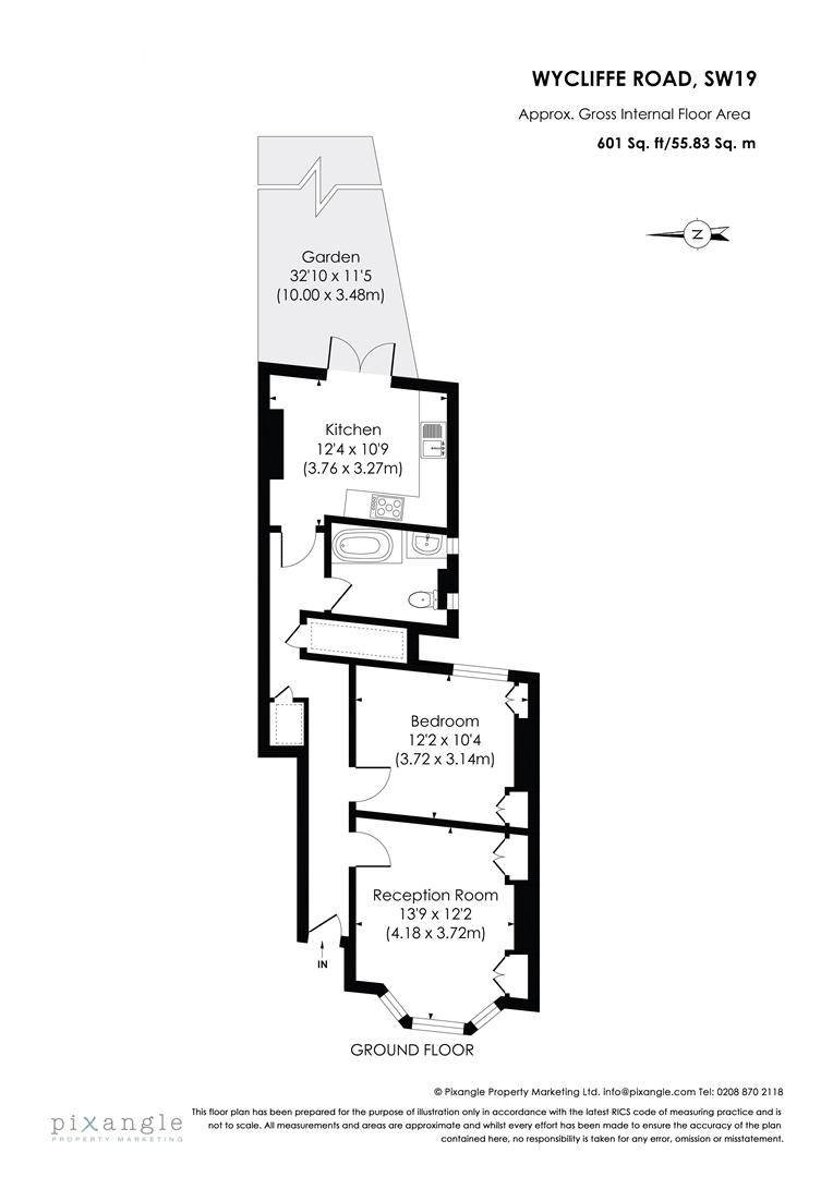 23B, Wycliffe Road, Wimbledon floorplan