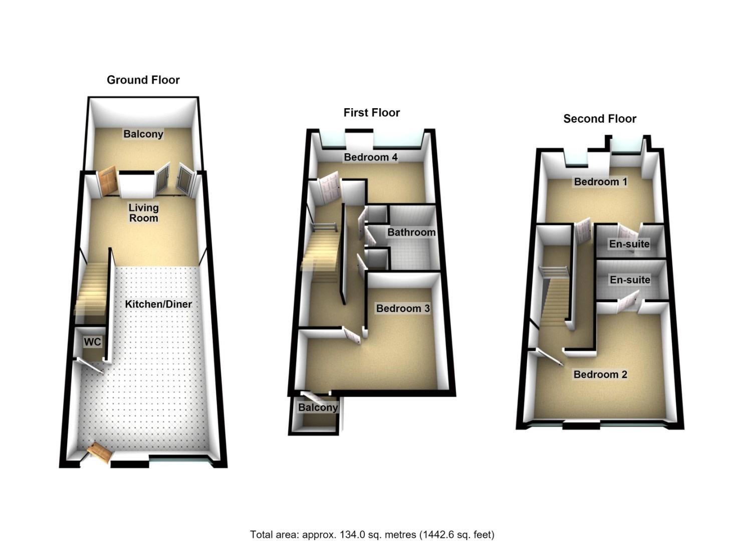 3, The Plateau, Smiths Dock, North Shields floorplan