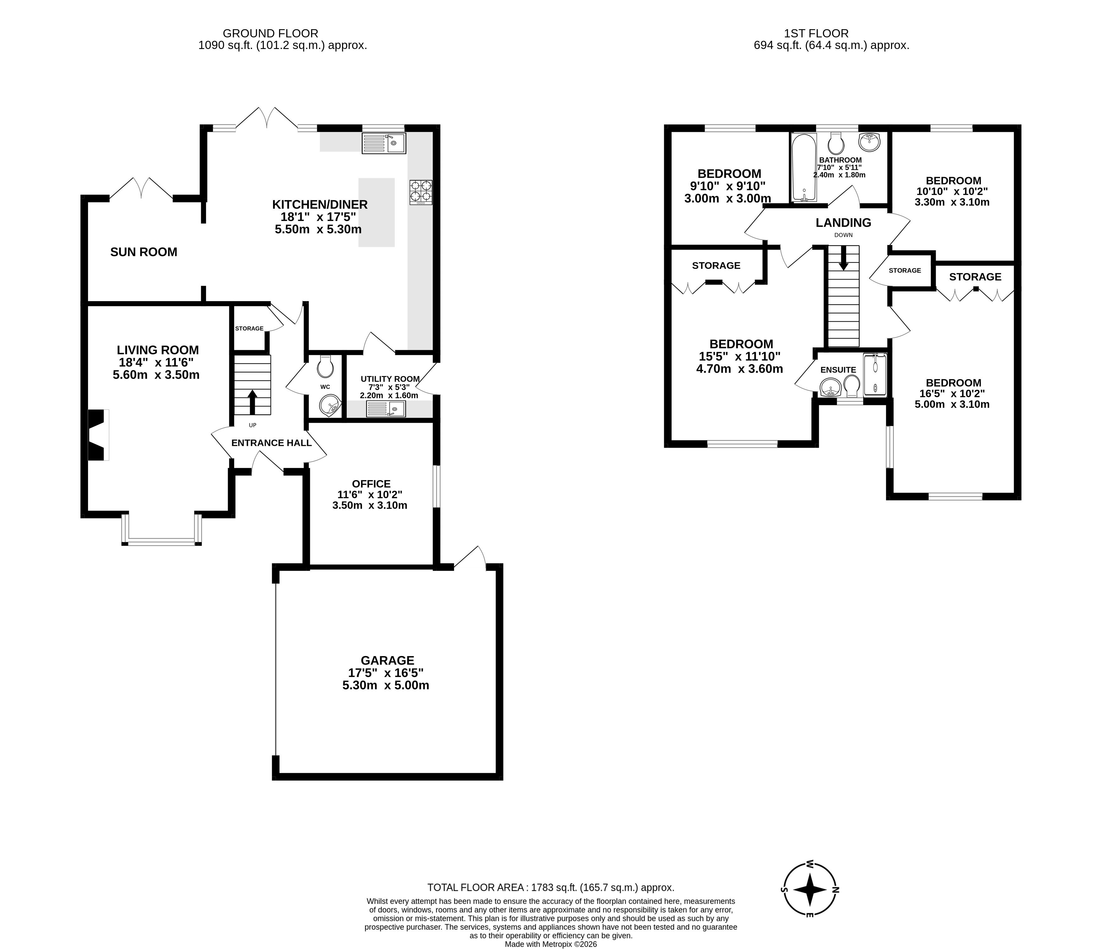 3, Whitaker Way, Skipton floorplan