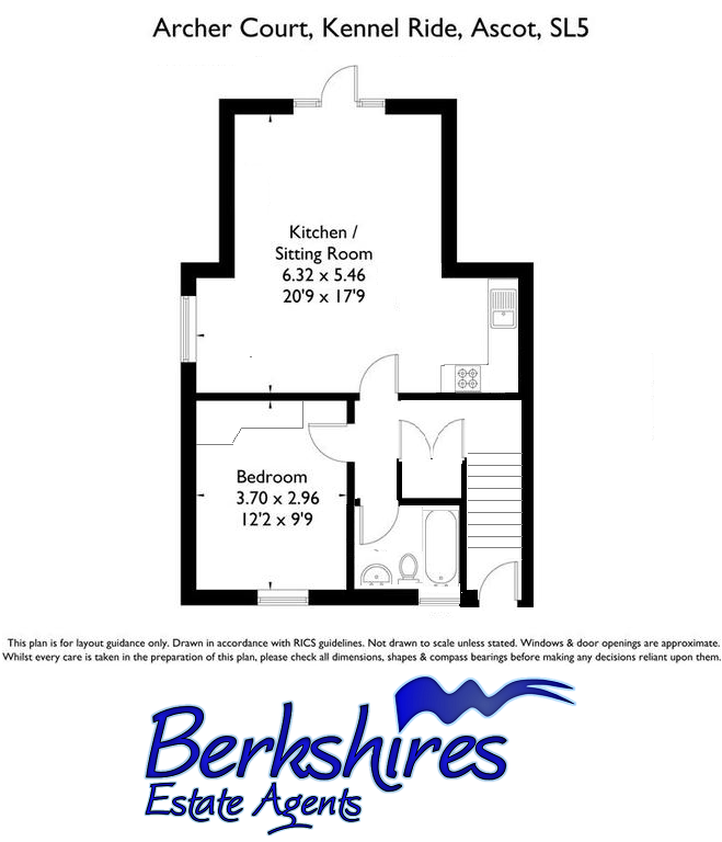 1 Bedrooms Maisonette for sale in Kennel Ride, Ascot` SL5