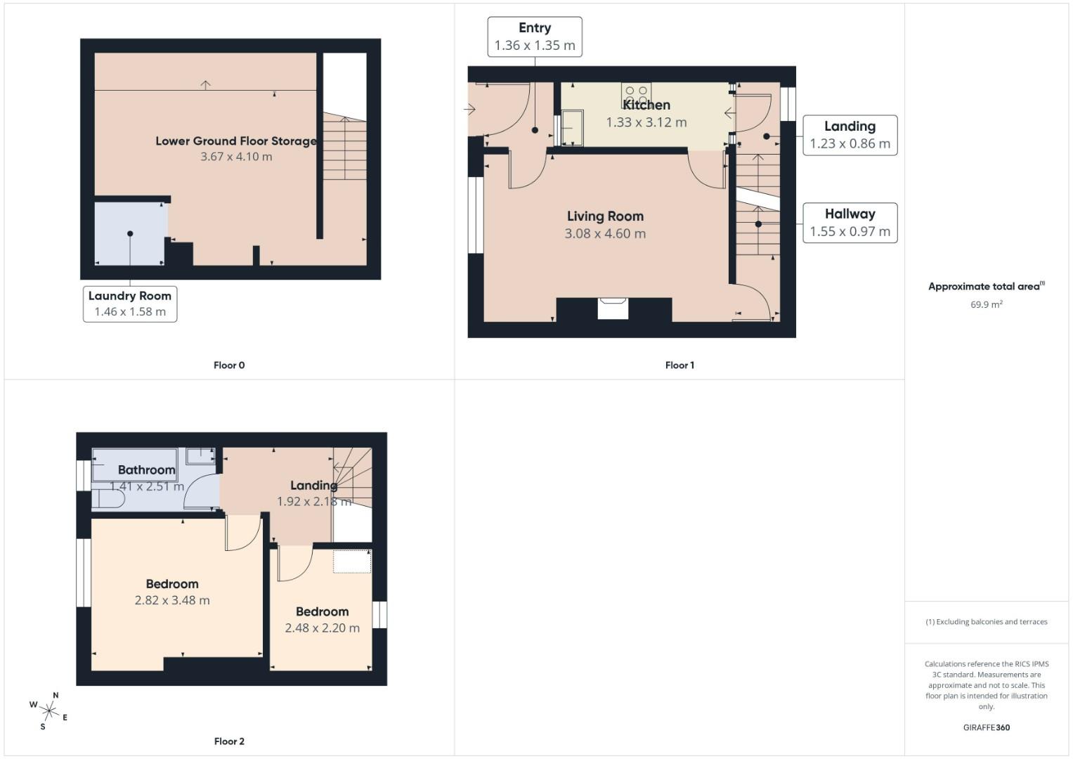 4, Briar Rhydding, Shipley floorplan