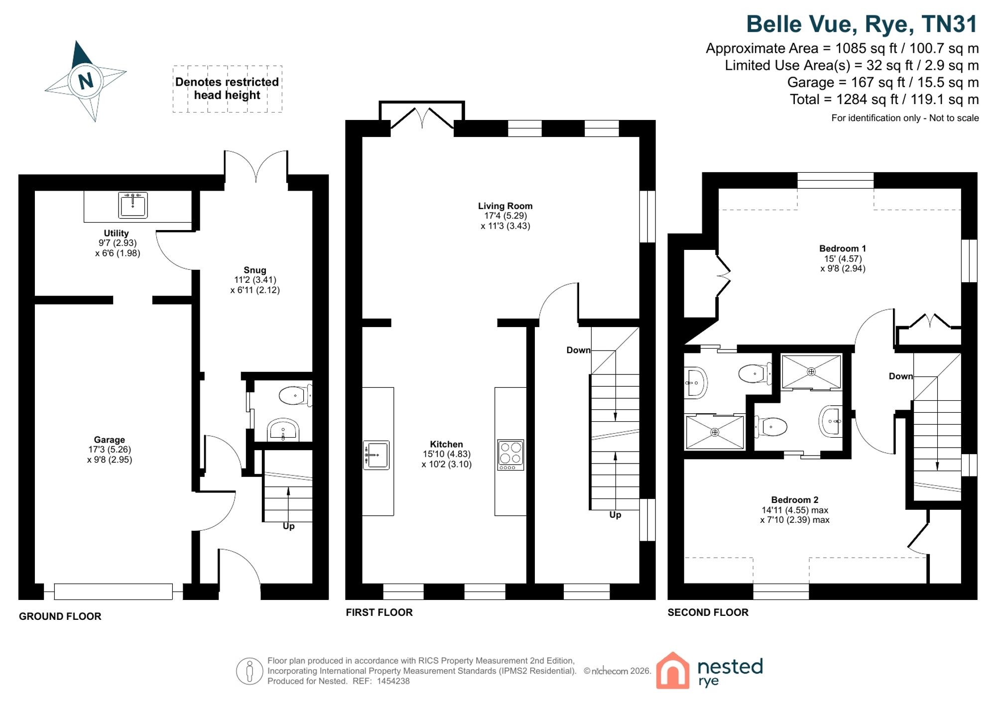 4 Belle Vue, Rye floorplan
