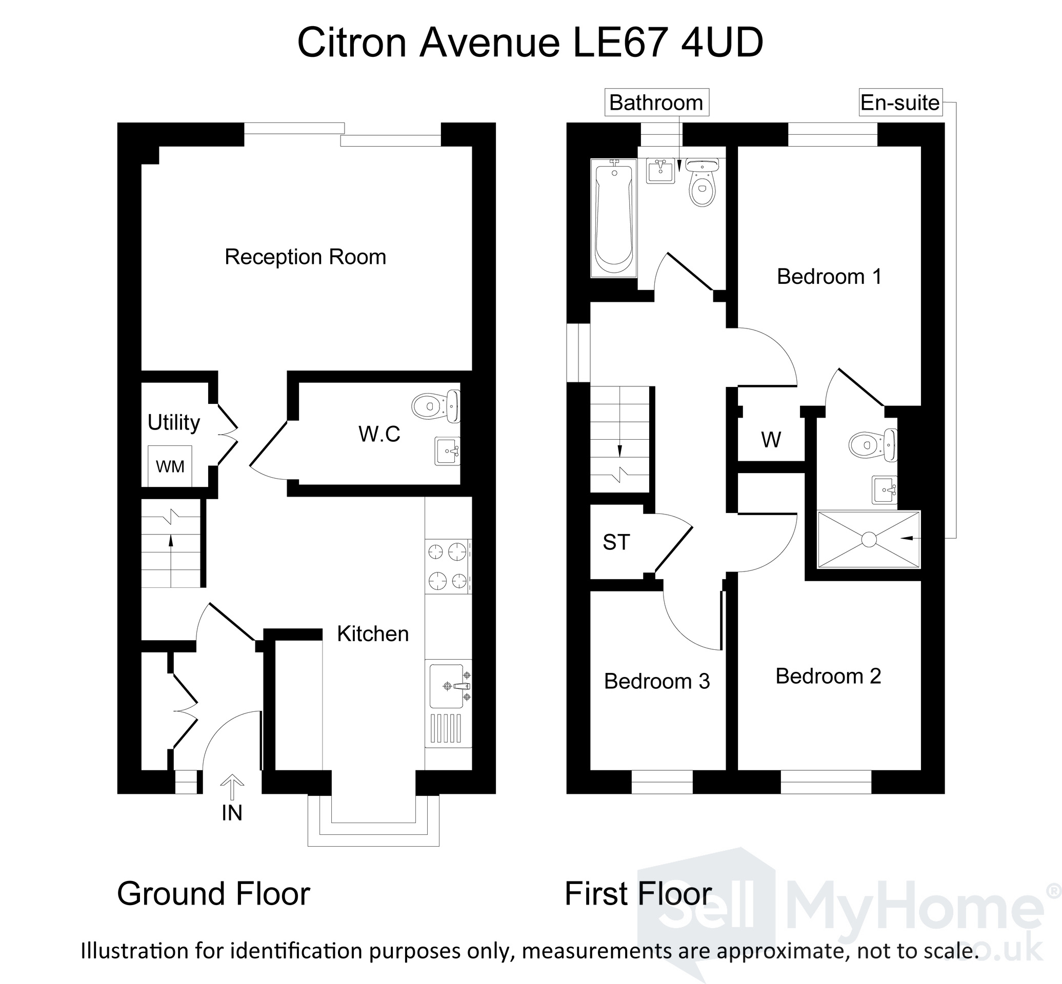 39, Citron Avenue, Coalville floorplan