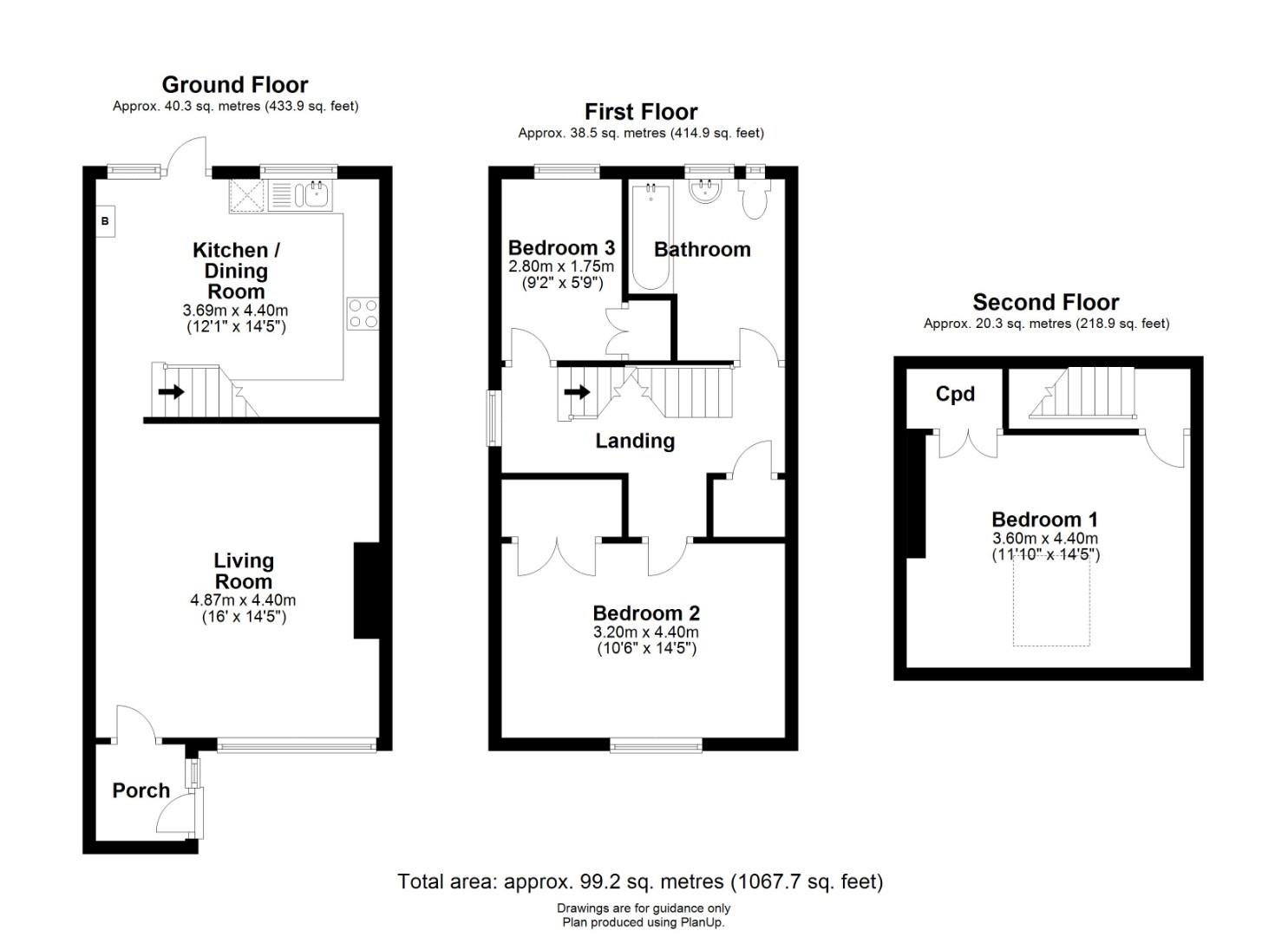 14, Mulberry Close, Cambridge floorplan
