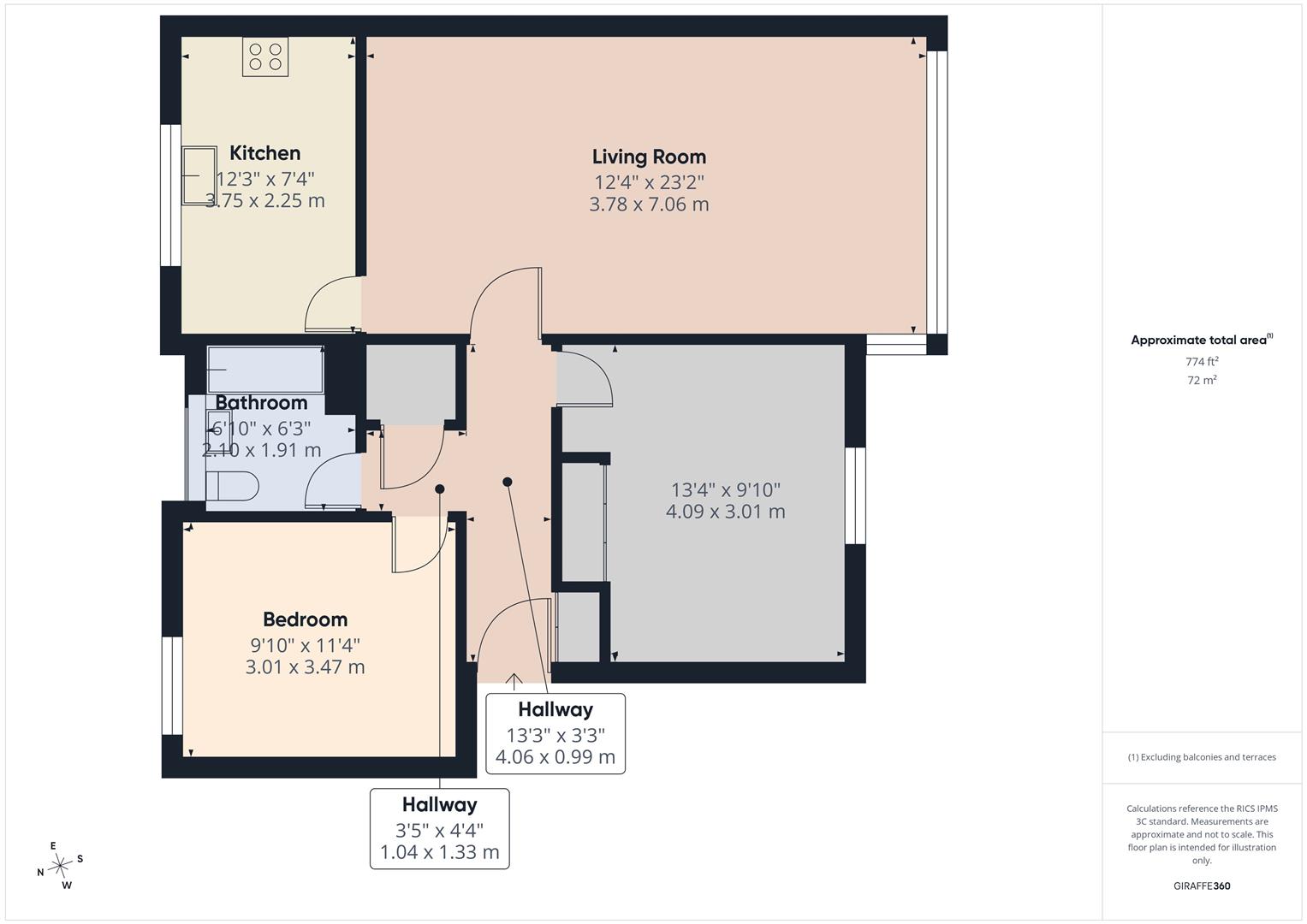 28, Roedean Court, Brighton floorplan