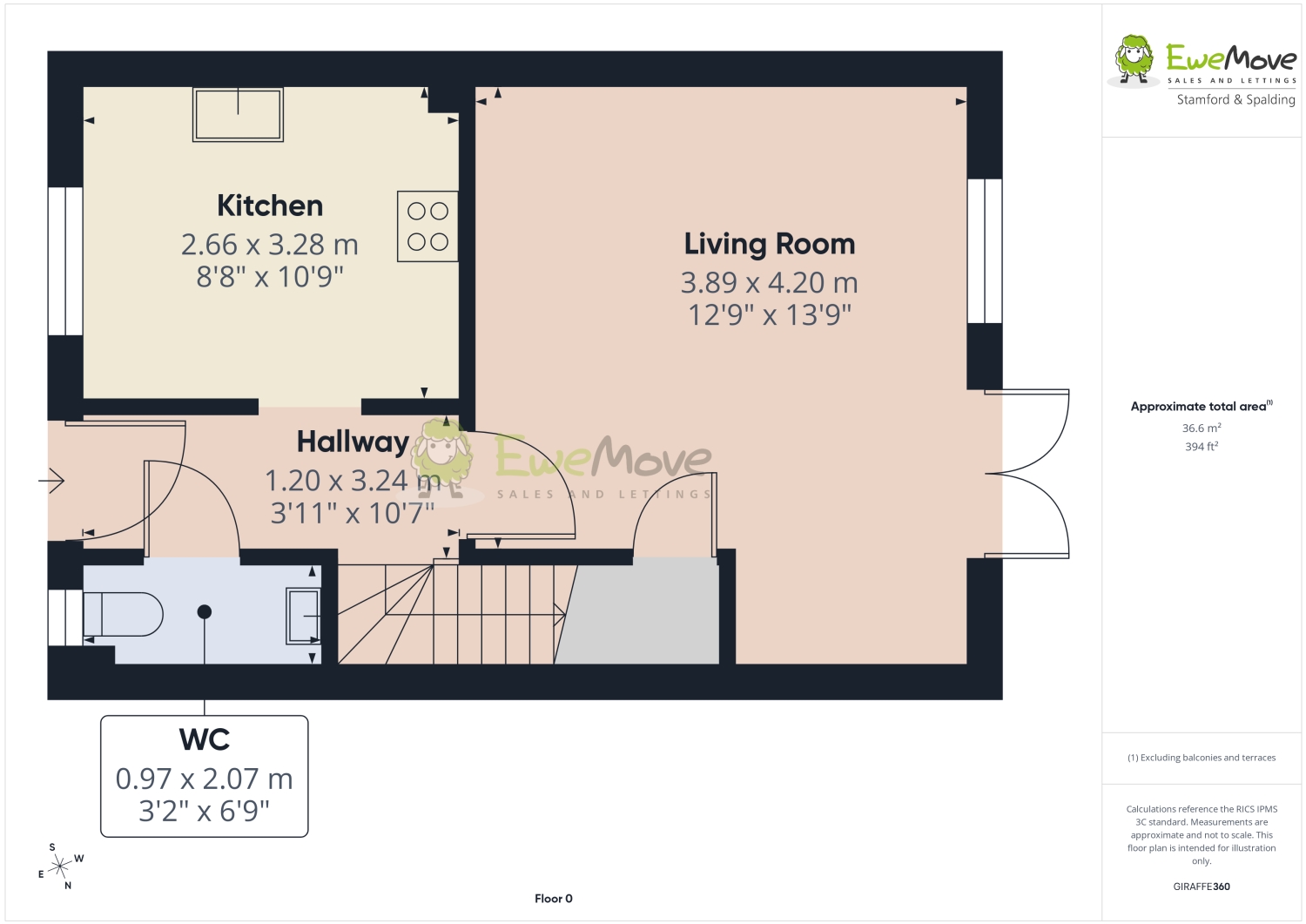 57 Hillside Gardens, Wittering, Cambridgeshire floorplan