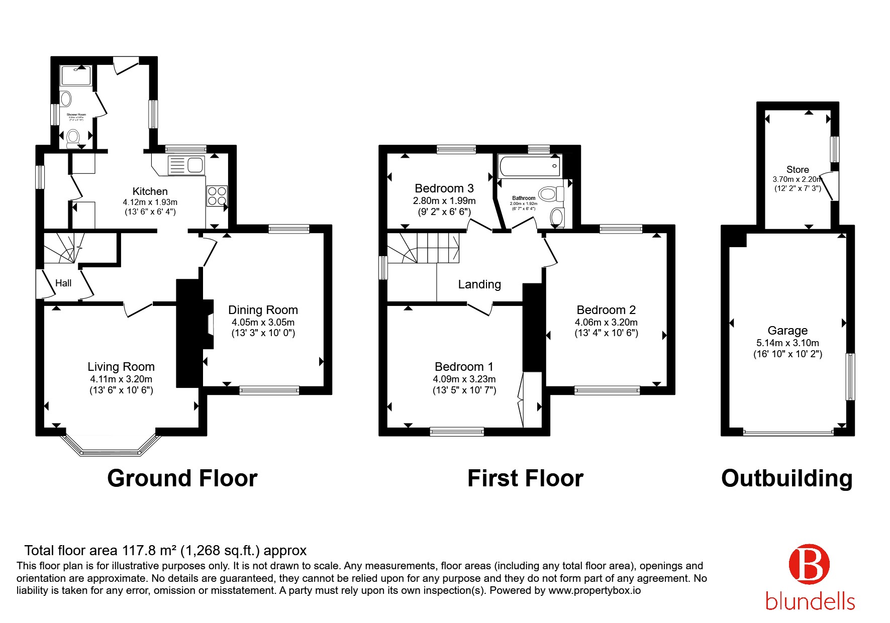 25, Highgate Lane, Derbyshire floorplan