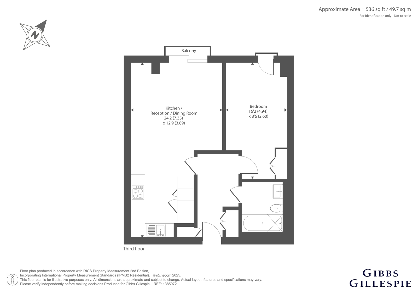 31, Middlesex House, 4, Mercer Walk, Uxbridge floorplan