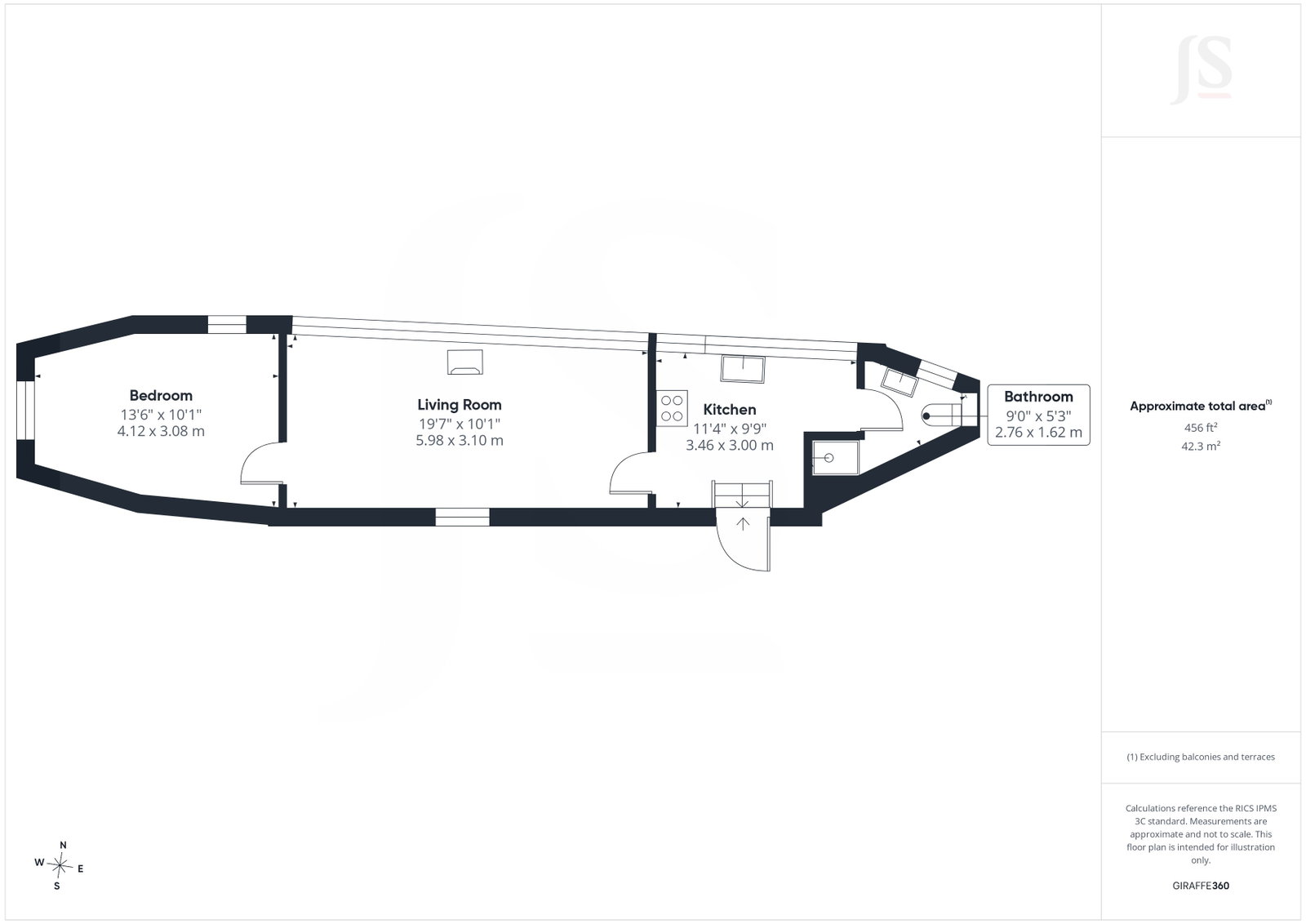 4b, Riverbank, Shoreham-by-sea floorplan