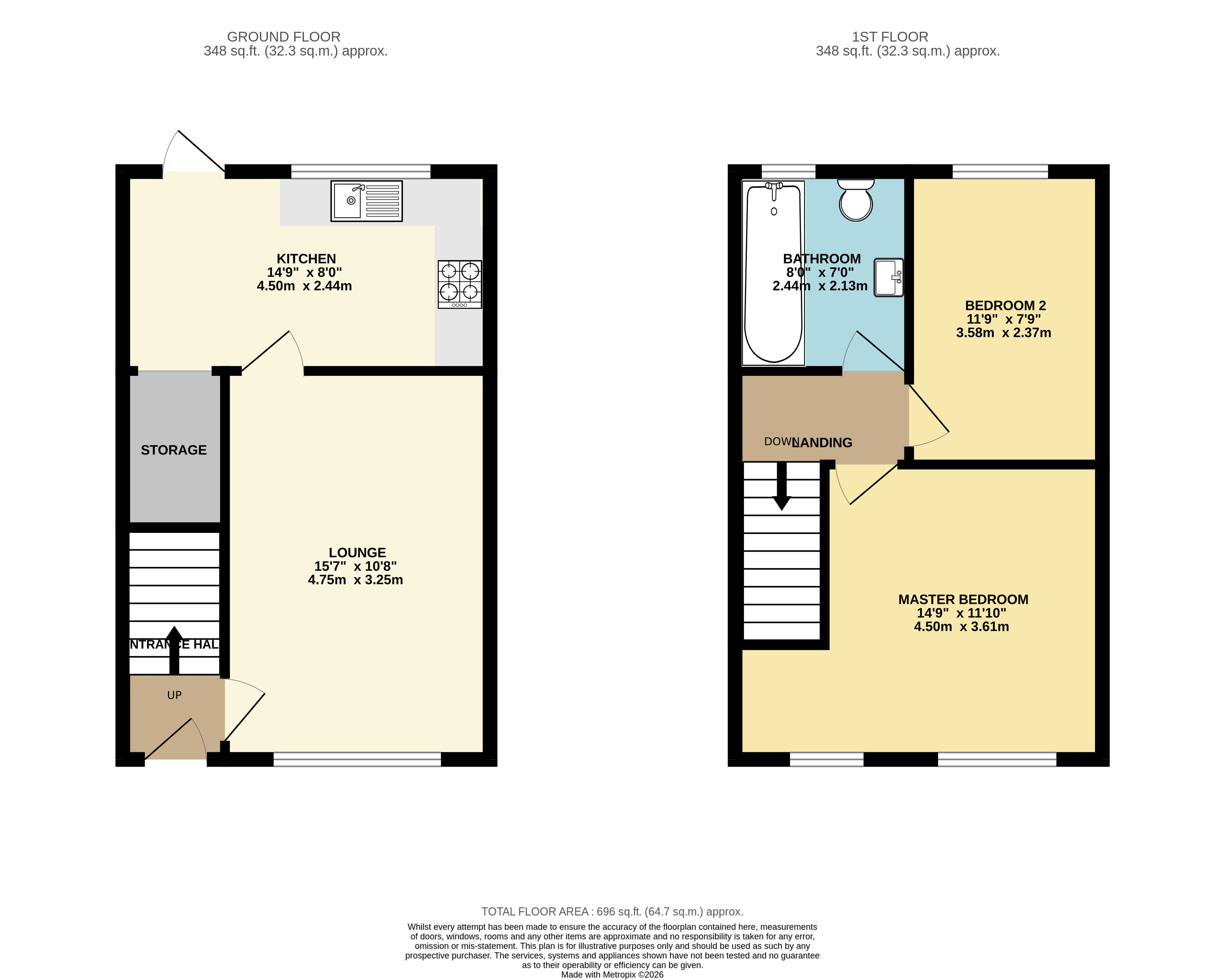 9, Beeston Grove, Stockport floorplan