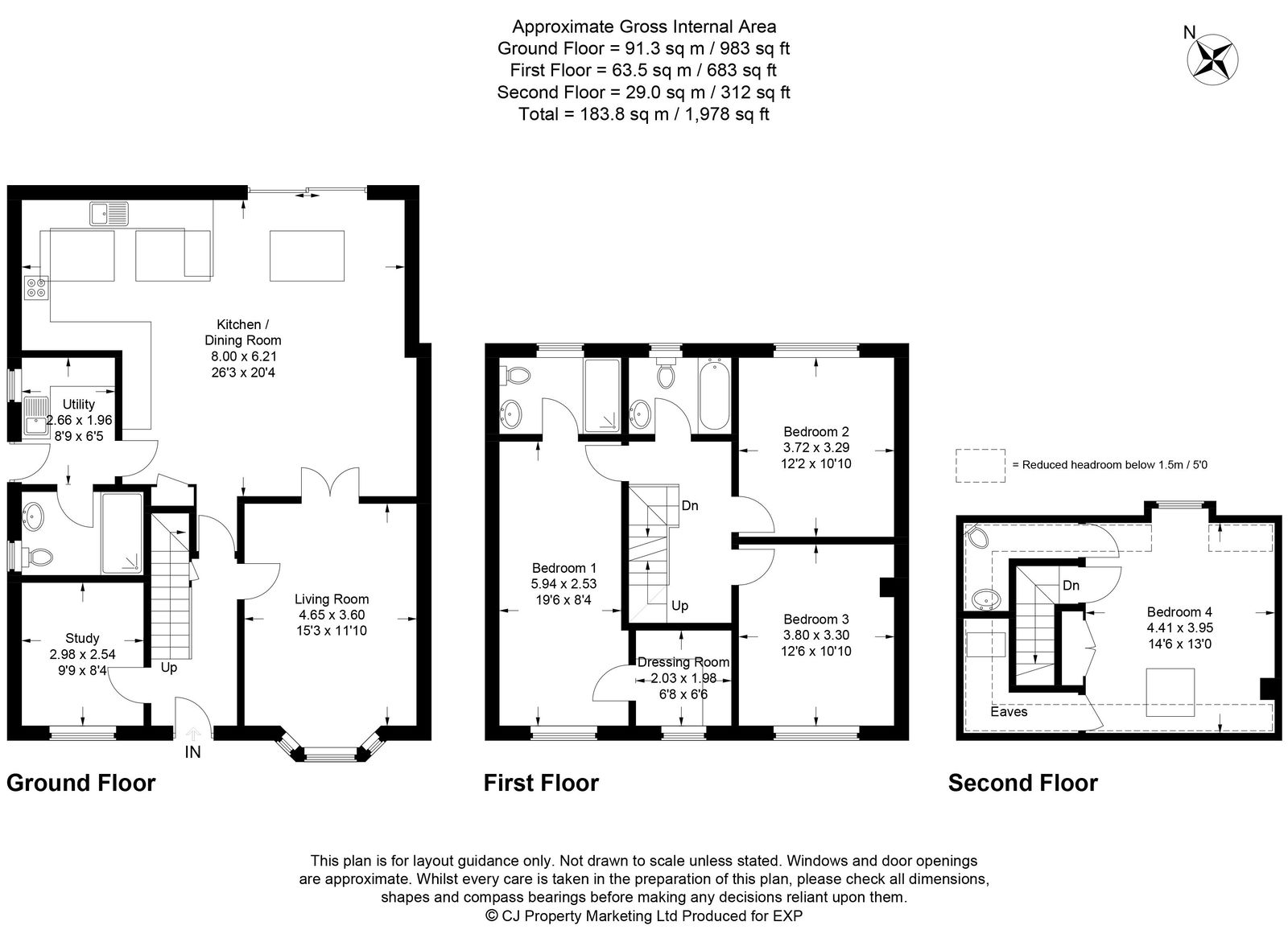 9, Lancot Drive, Dunstable floorplan