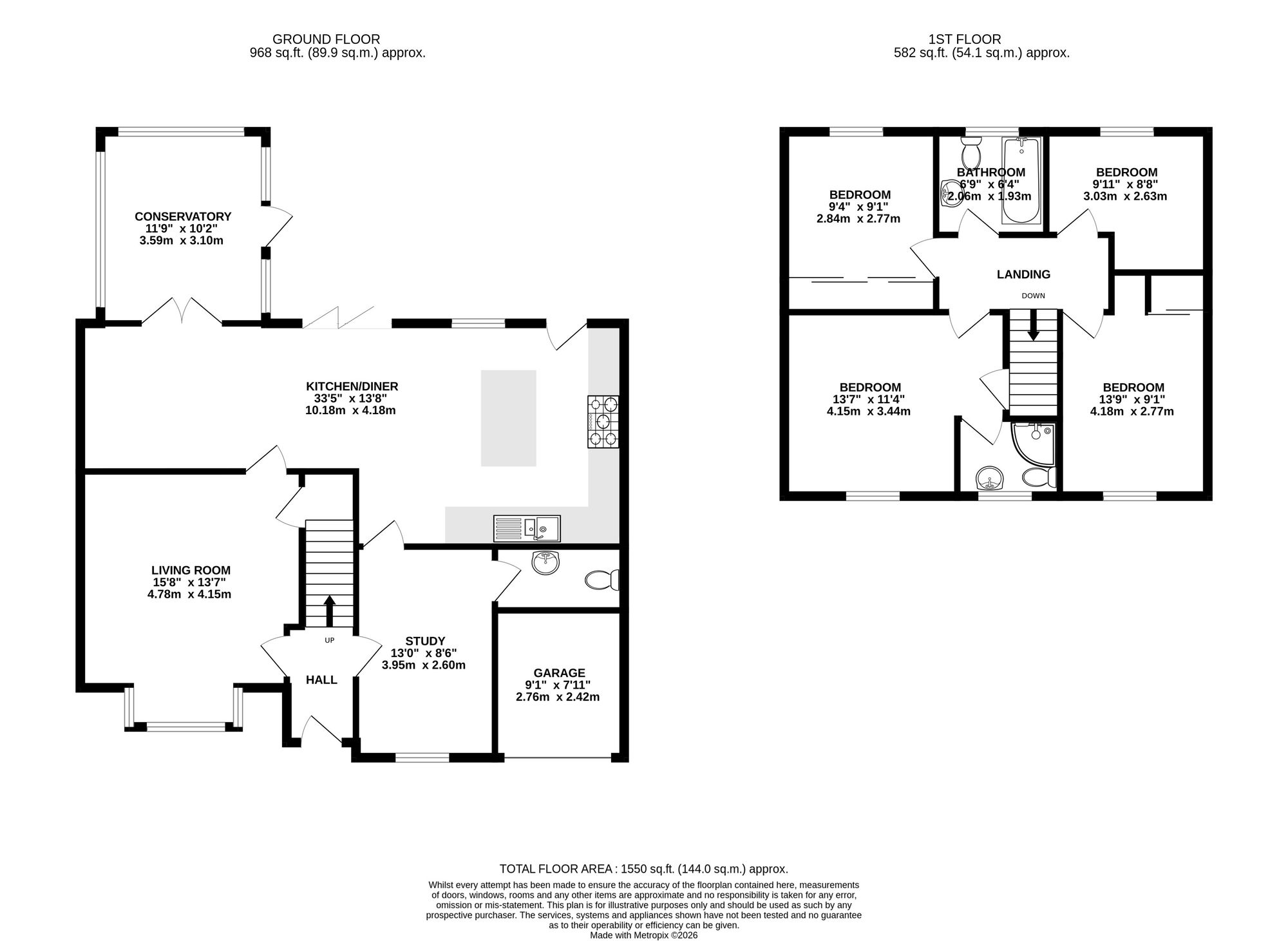 11 Windsor Gardens, Caldicot floorplan