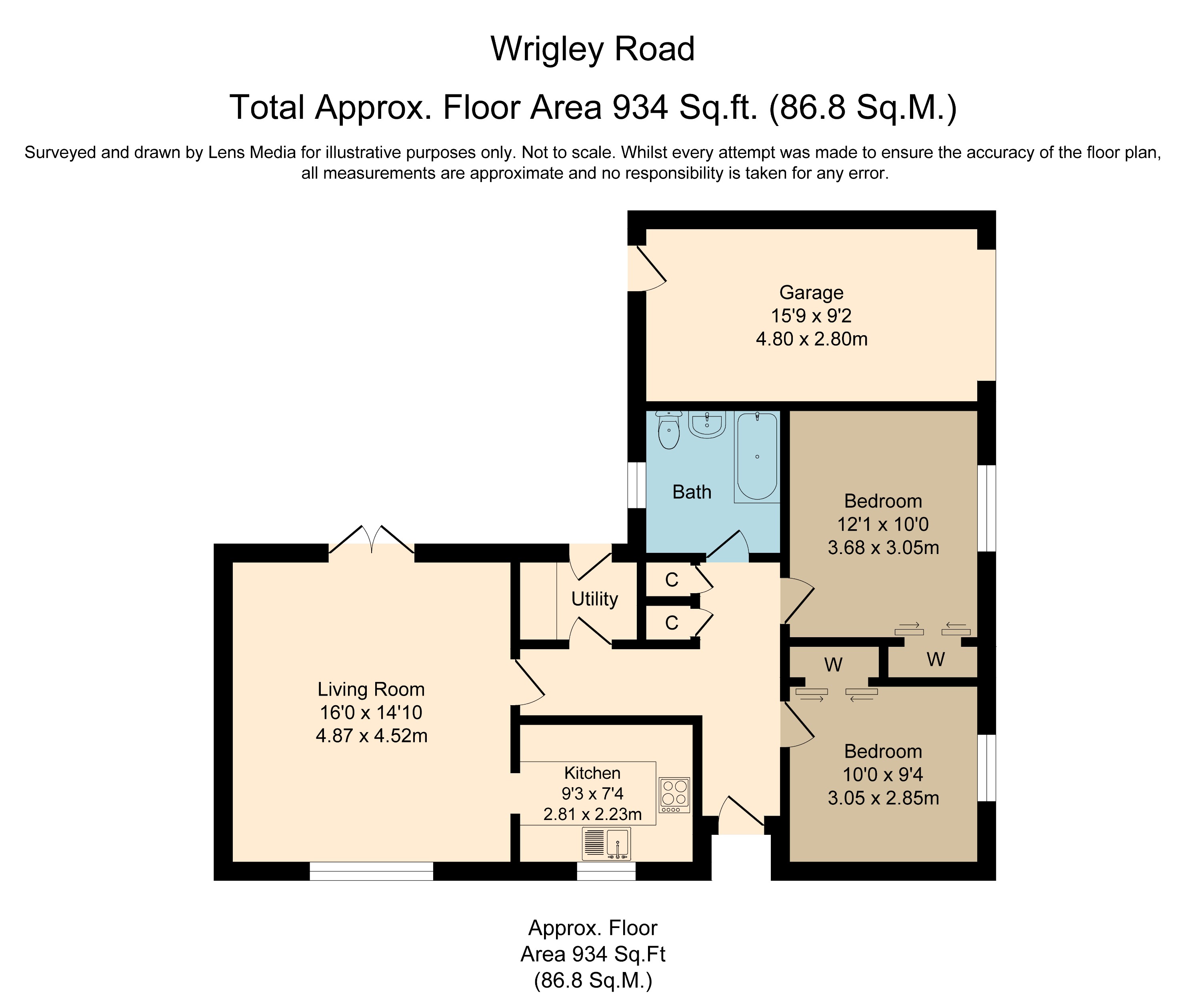 Wrigley Road, Haydock, Haydock WA11, 2 bedroom bungalow for sale