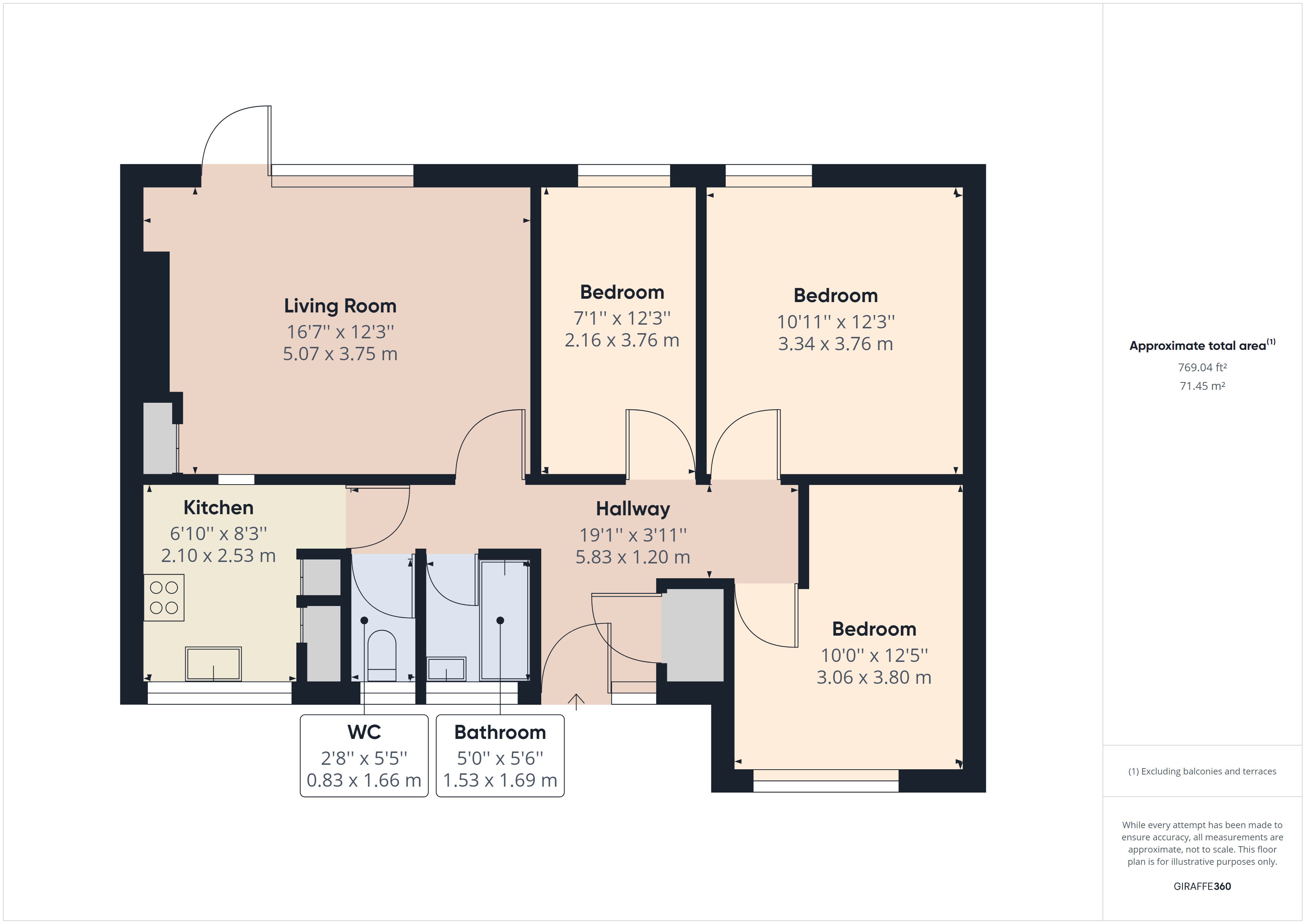 Room 1, 5, Paul Close, Stratford, London floorplan