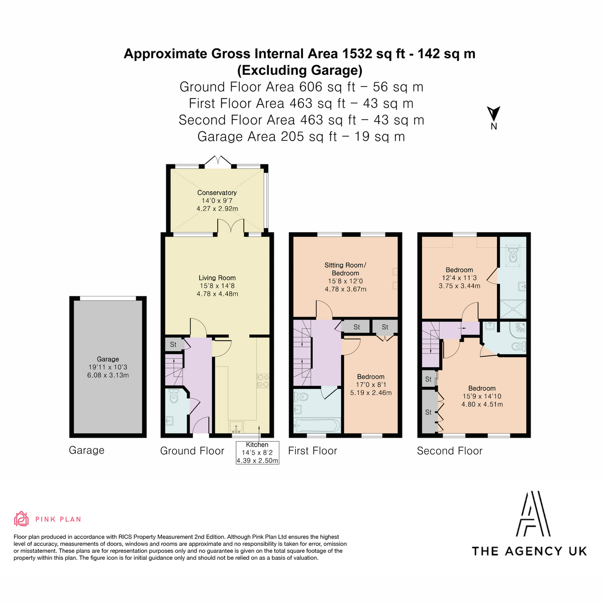 15, The Glebelands, Newton Abbot floorplan