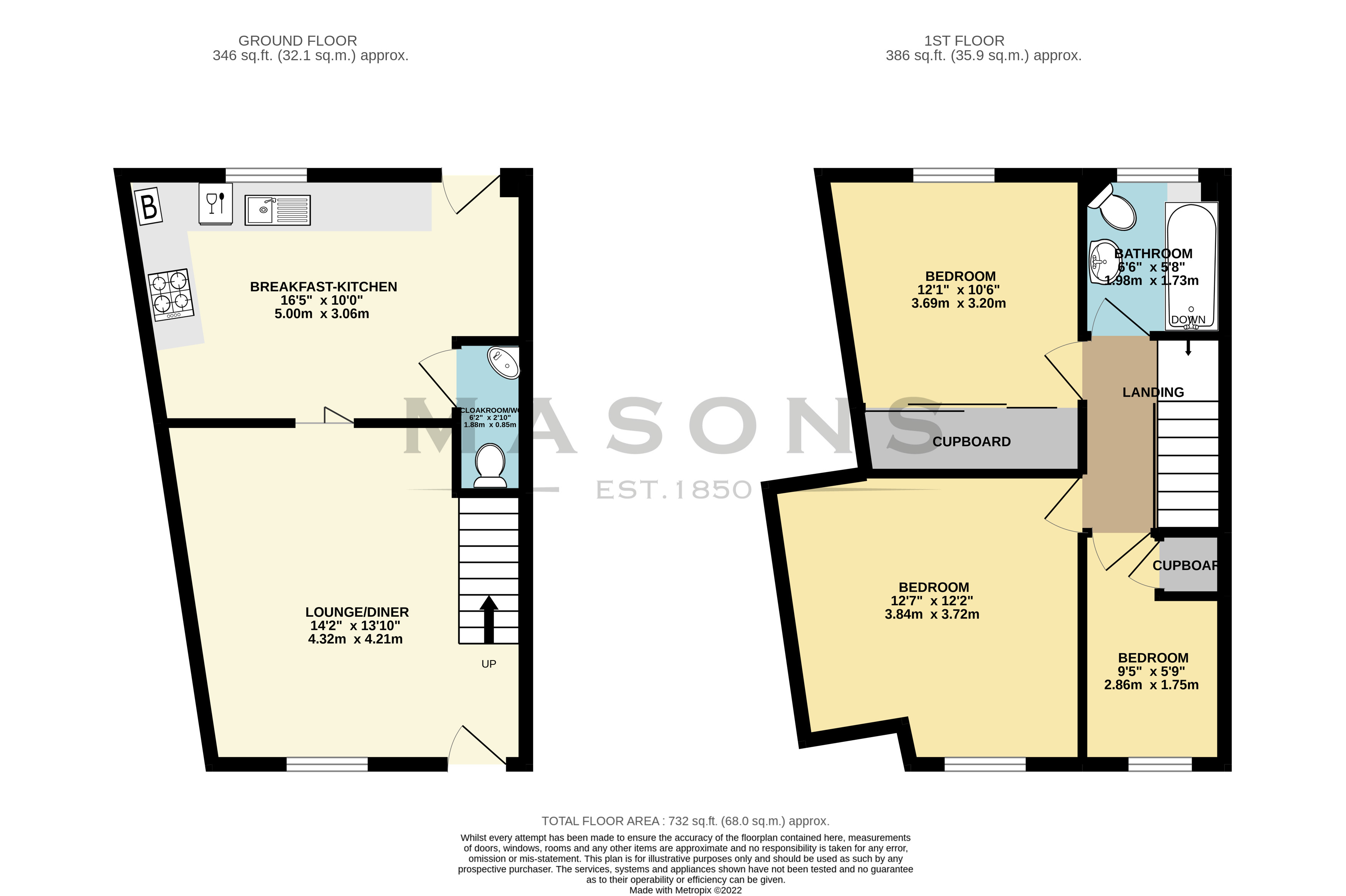 7, Kings Mews, Louth floorplan