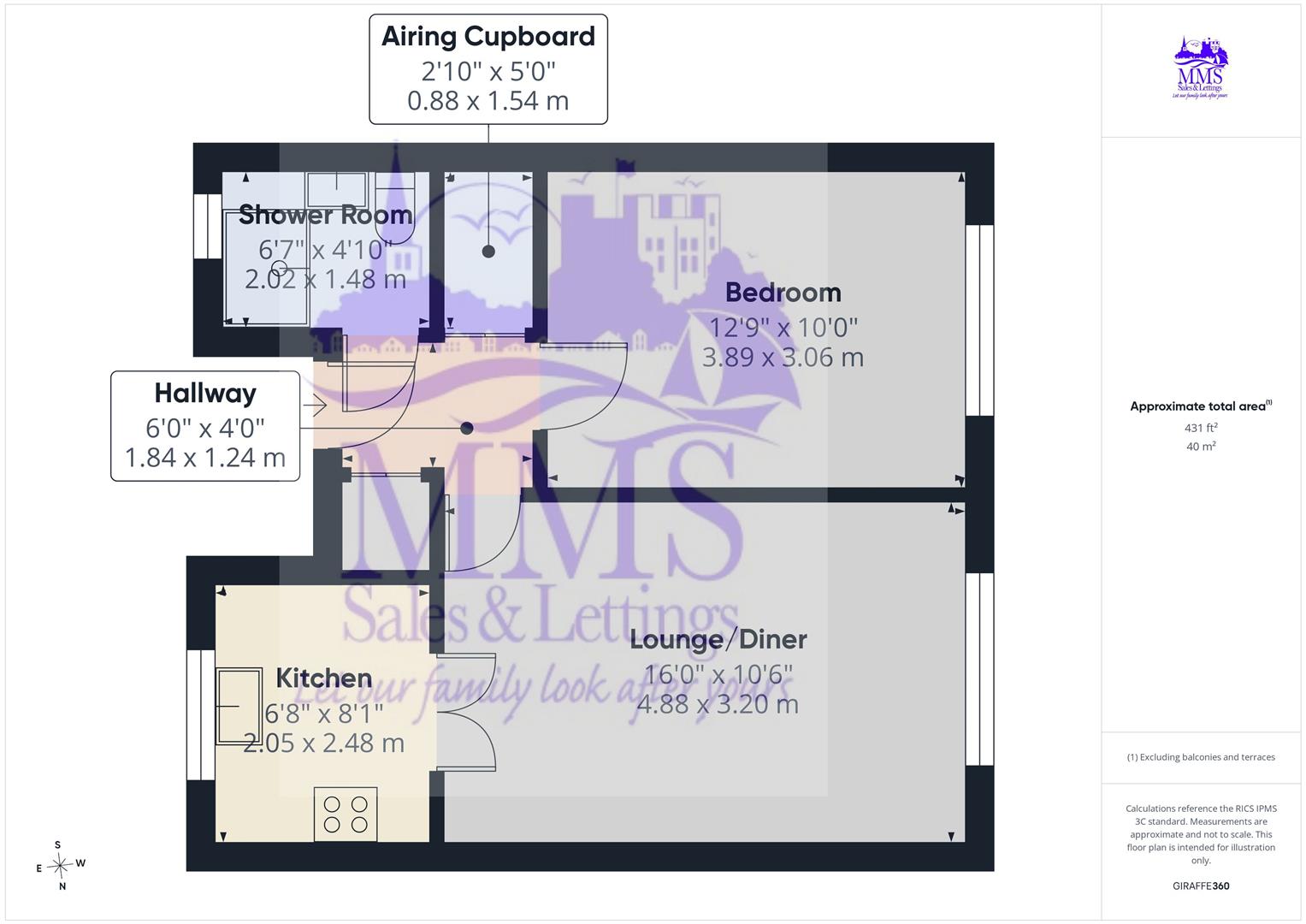 33 St James Oaks, Trafalgar Road, Gravesend floorplan