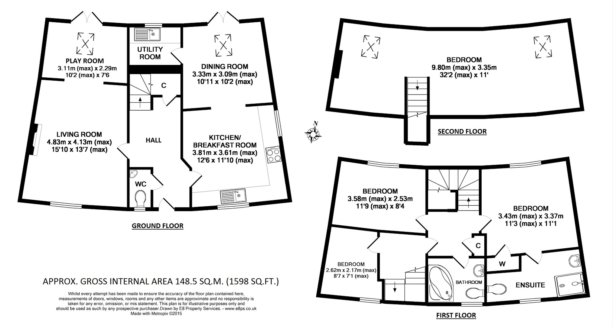 4 Bedrooms End terrace house to rent in Manor Road, Bladon, Woodstock OX20