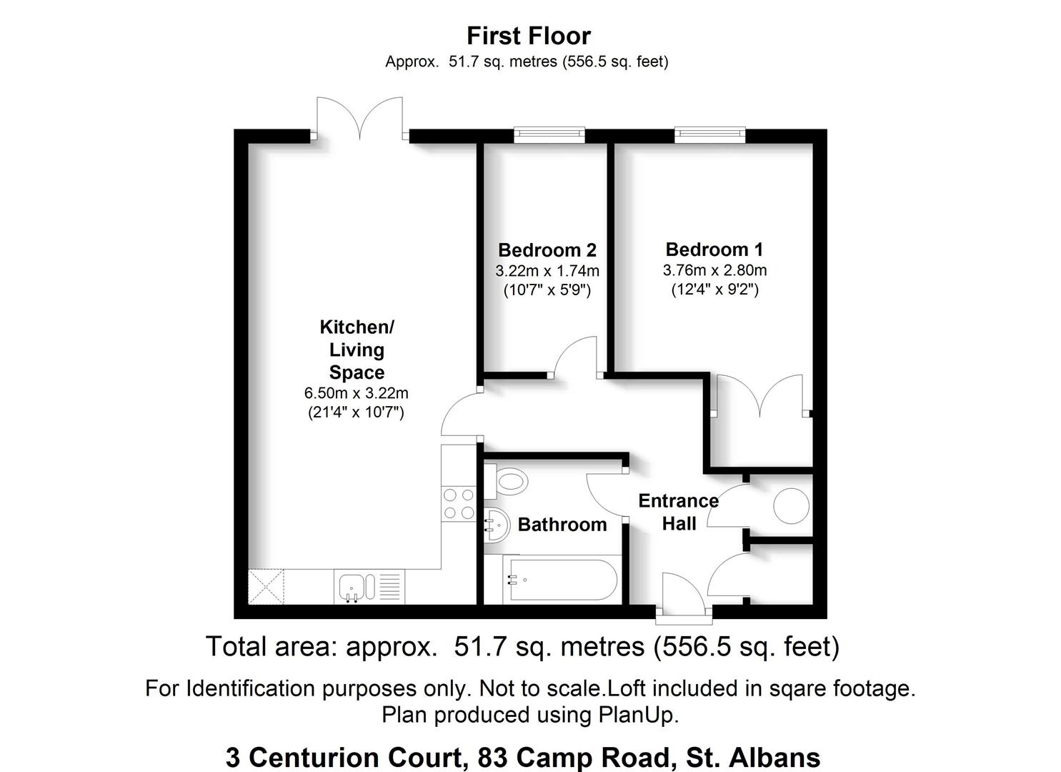 3, Centurion Court, St Albans floorplan