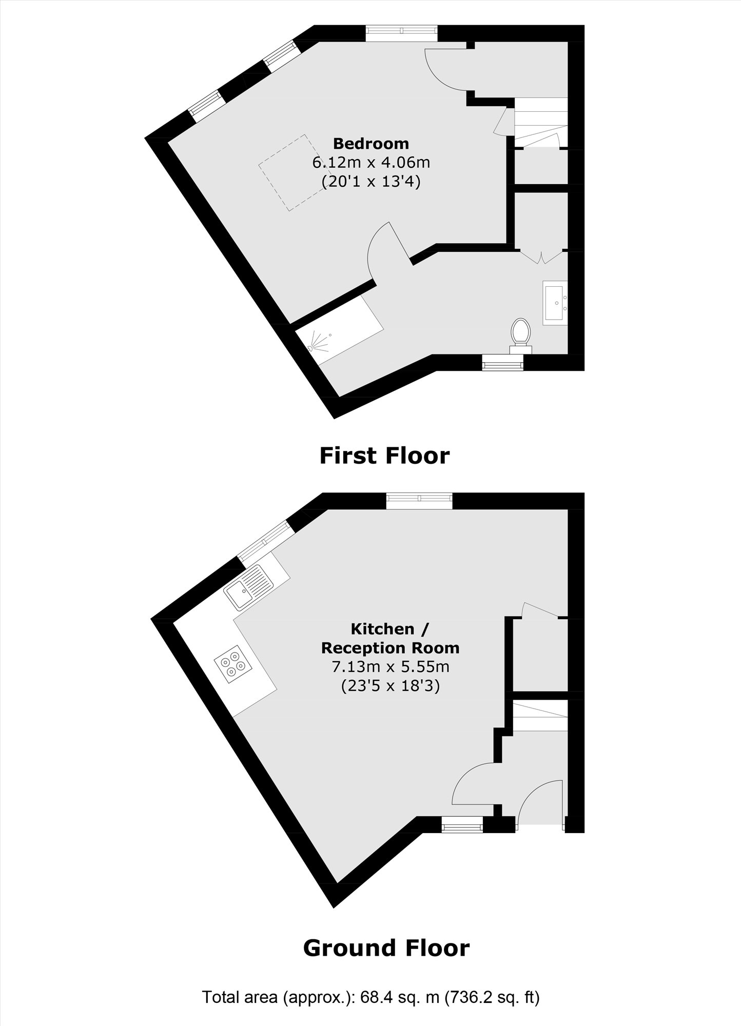 58B, Waldeck Road, London floorplan