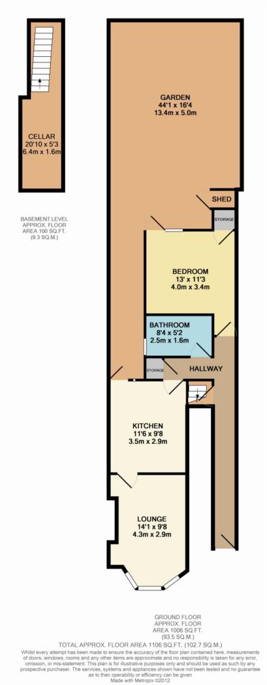 1 Bedrooms Flat to rent in Manchuria Road, London SW11