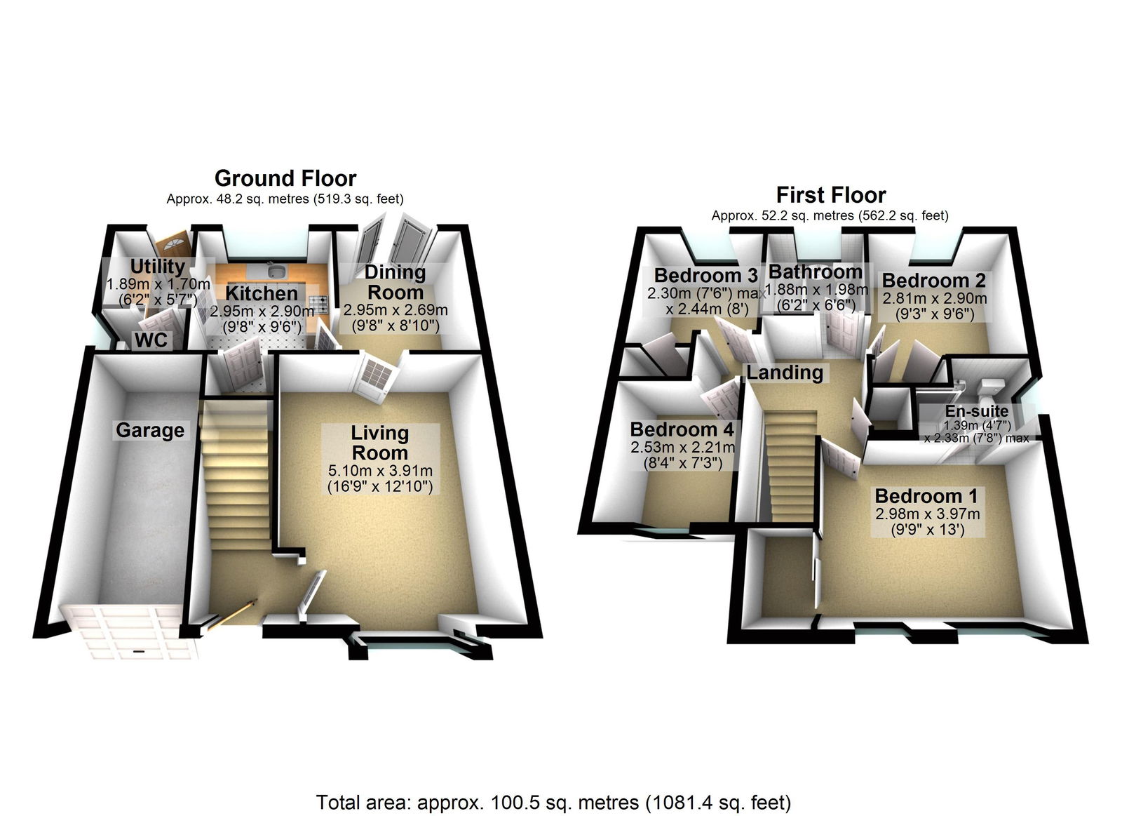 19, Livingstone Way, Middlewich floorplan
