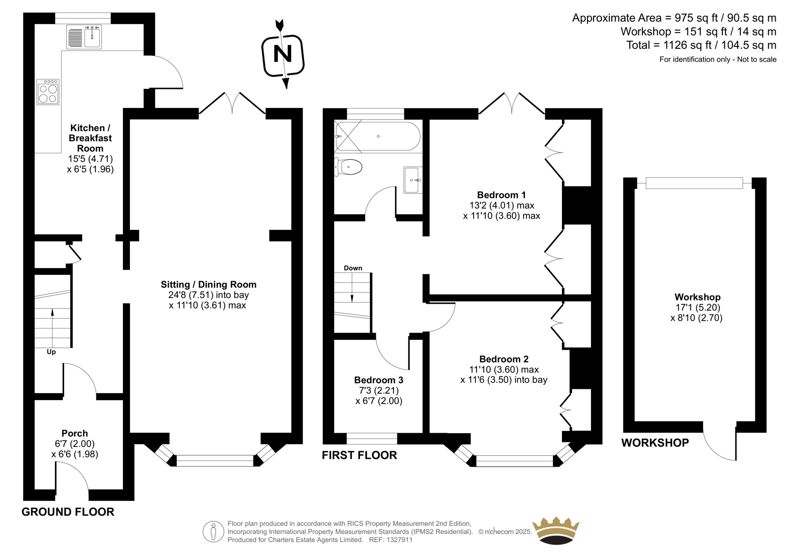 164, Rownhams Road, Southampton floorplan