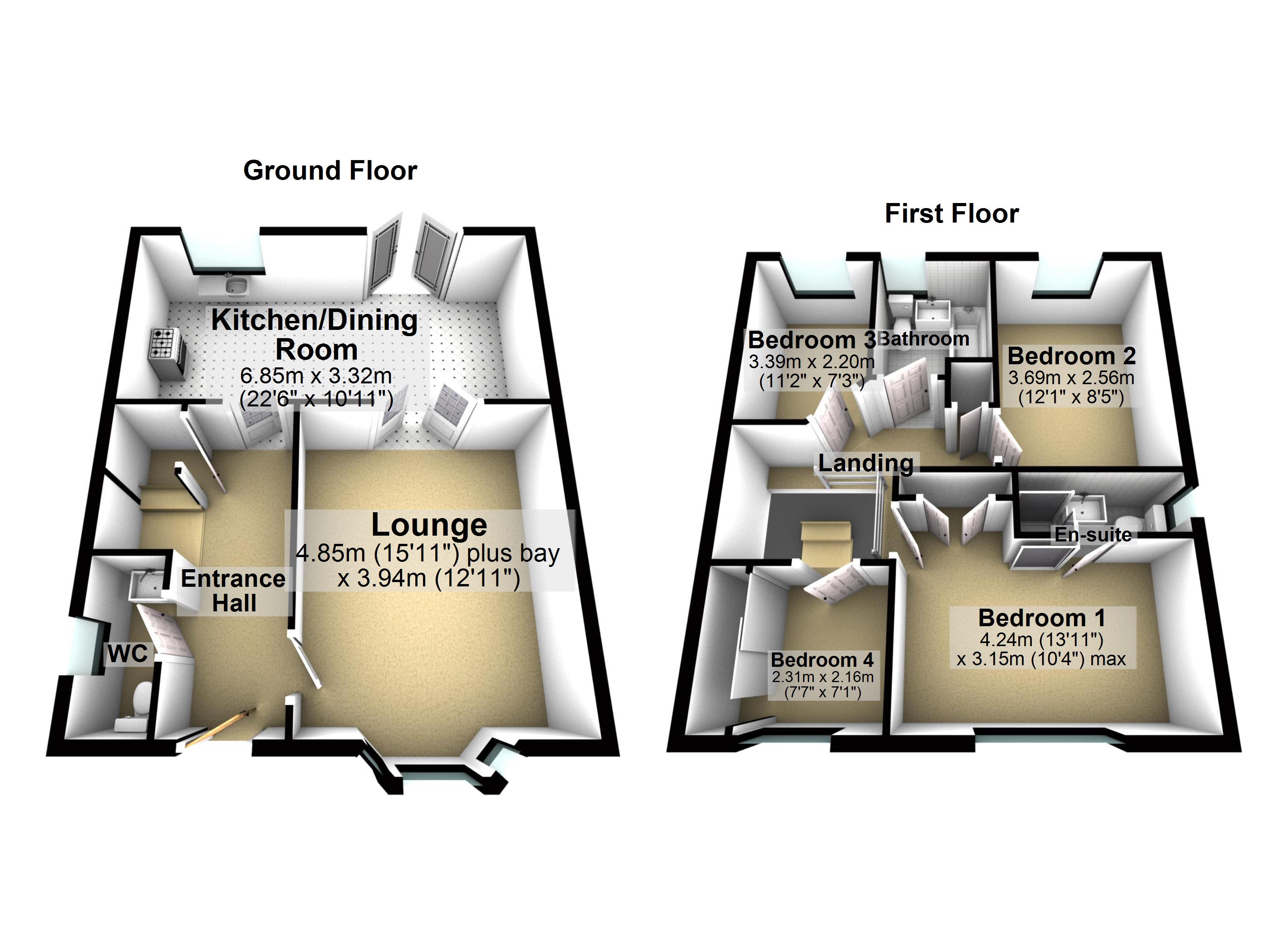 2, Gorse Field Close, Suffolk floorplan