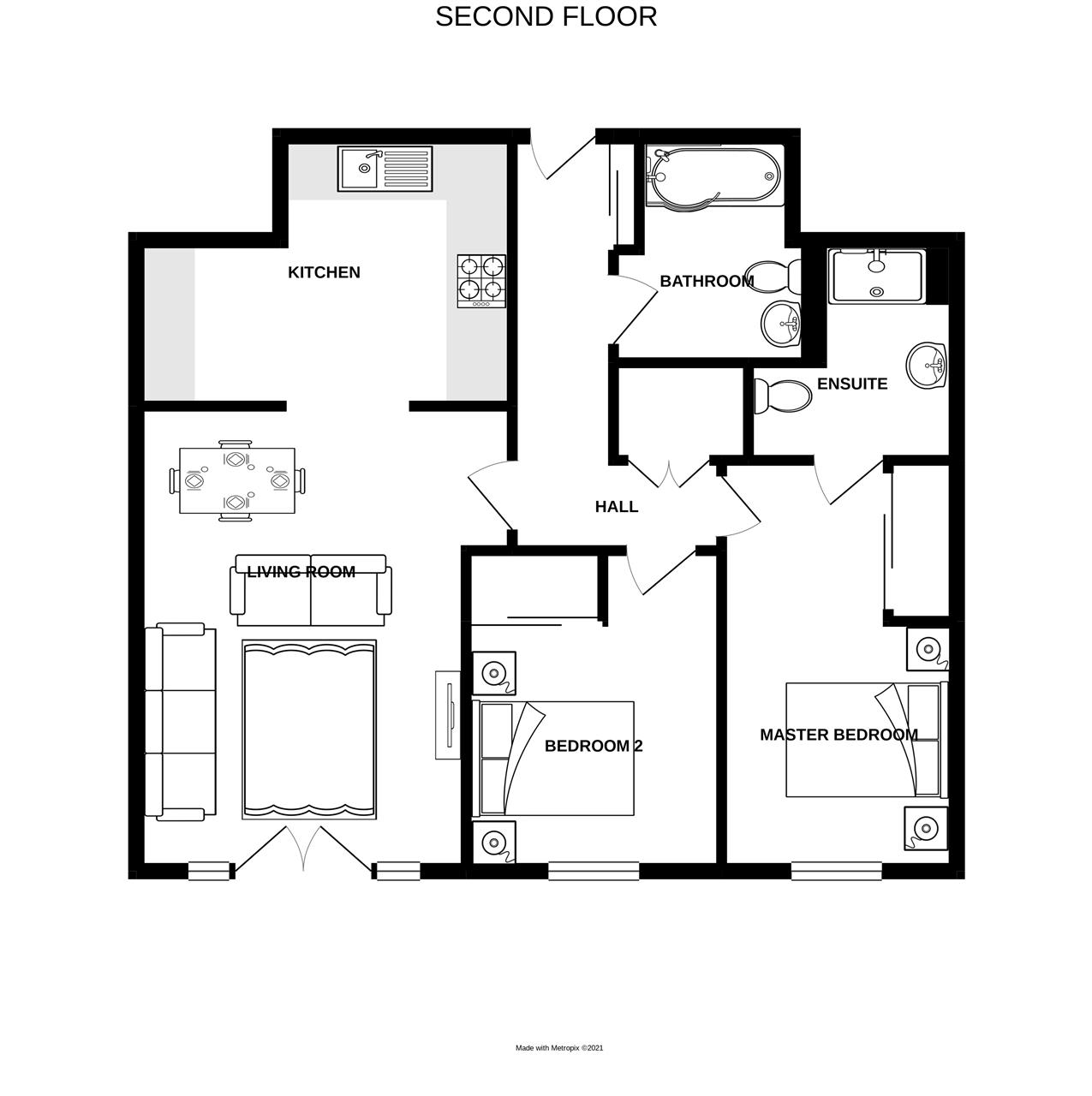 Jardine Place, Bathgate EH48, 2 bedroom flat for sale 58848913