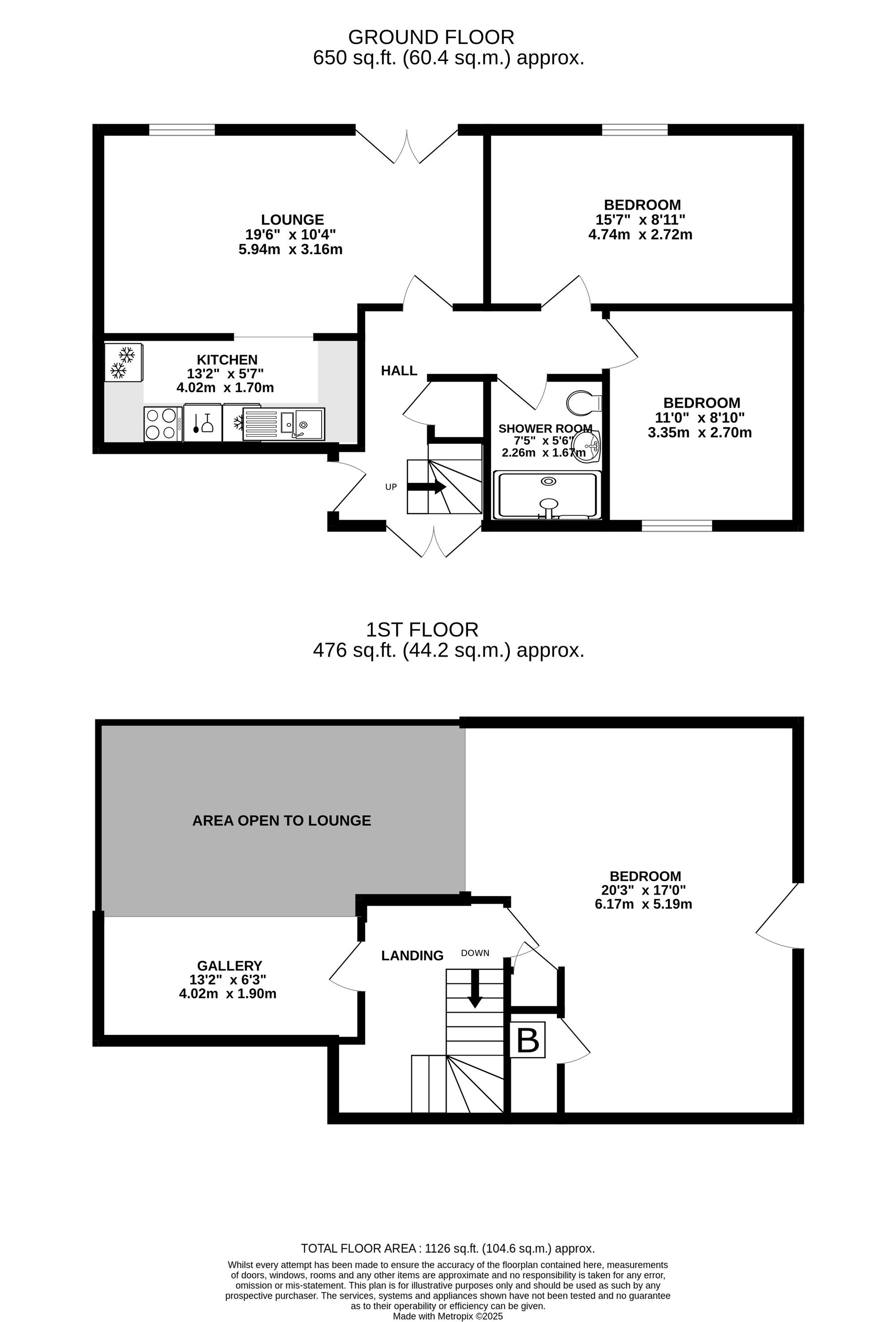 6 Harbour Village, Penryn floorplan