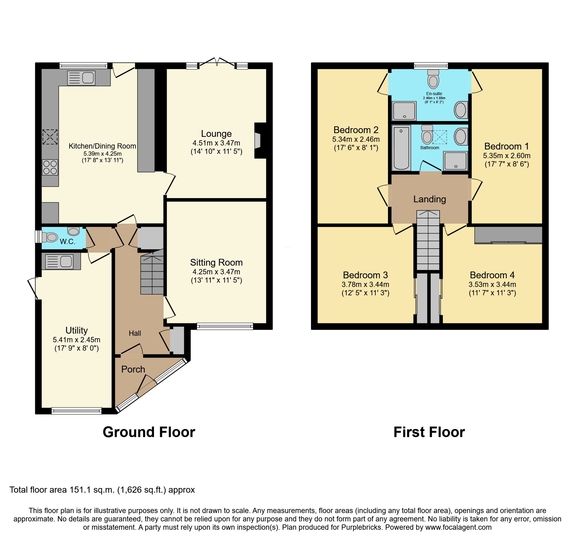 14b, Lutterworth Road, Leicester floorplan