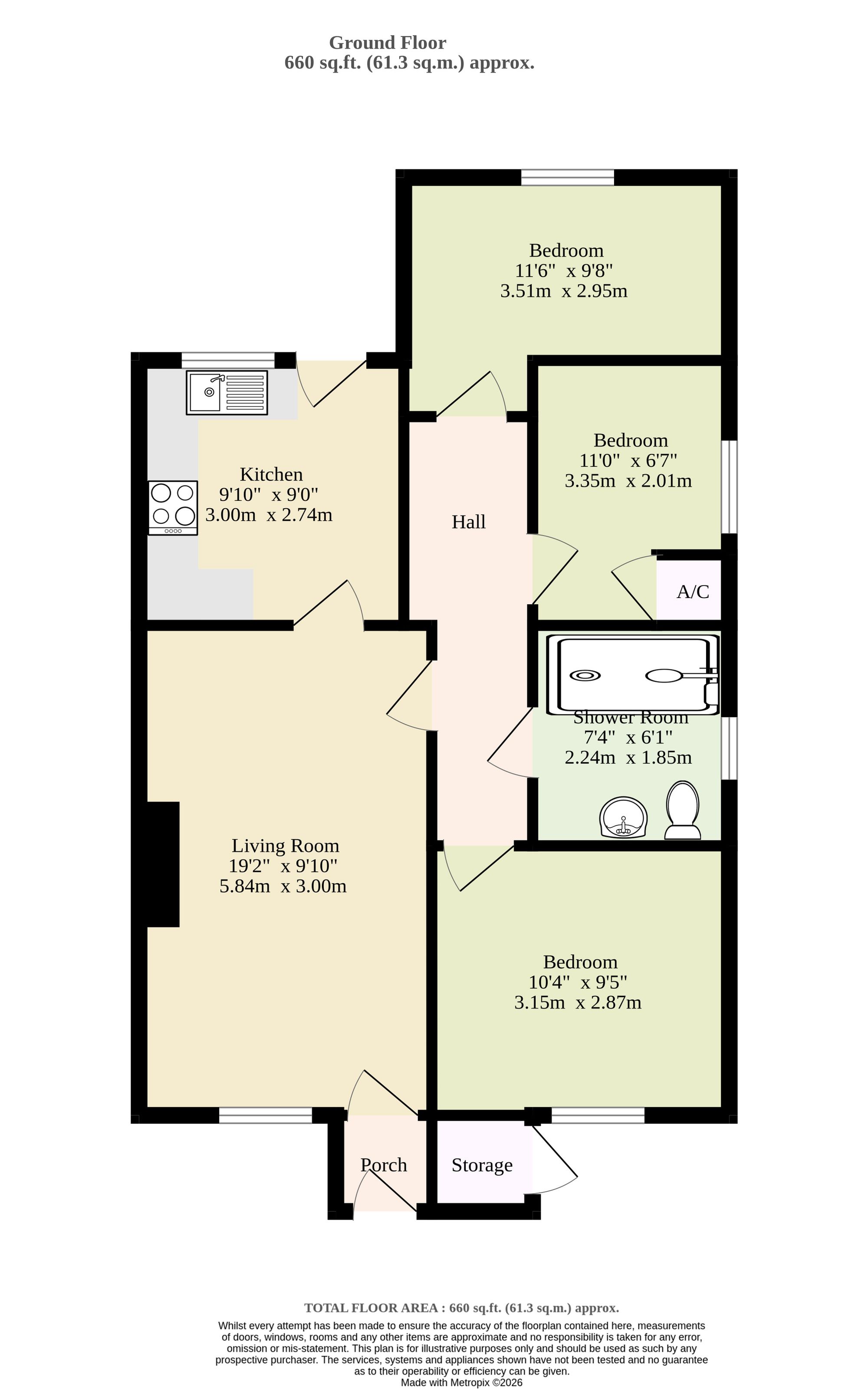 29 Melton Close, Wymondham floorplan