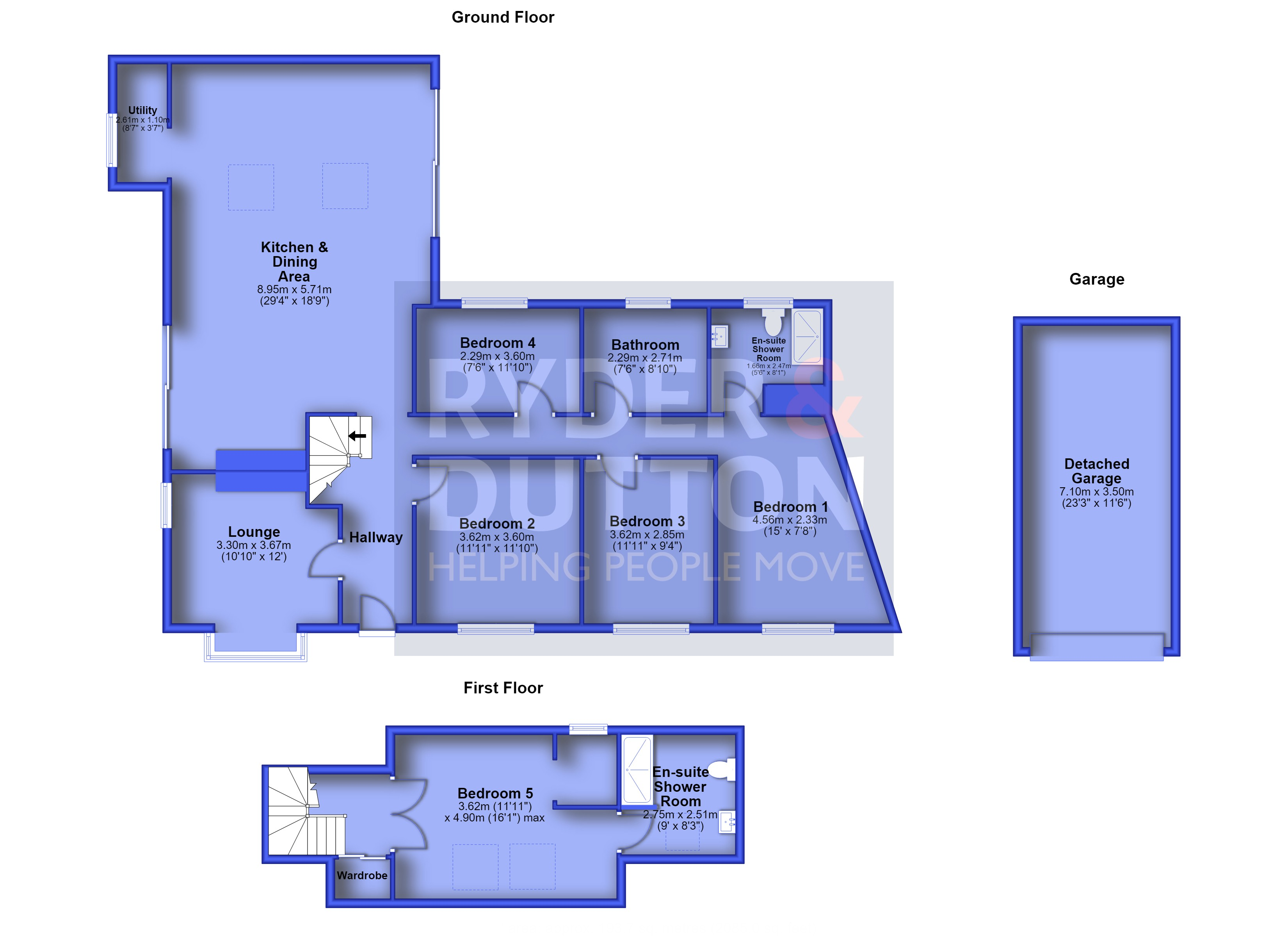 55, Ferney Field Road, Oldham floorplan