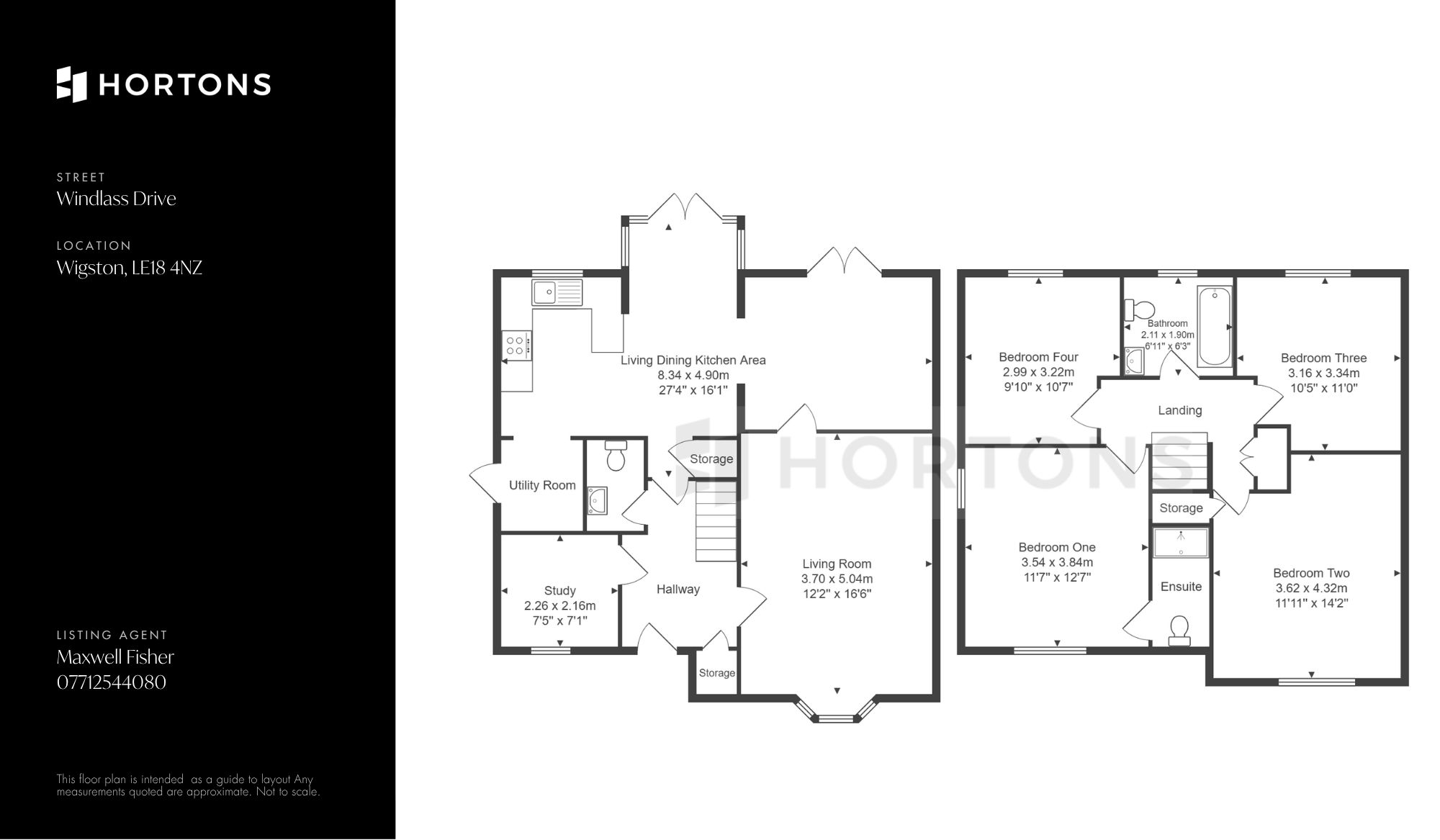 43 Windlass Drive, Wigston floorplan