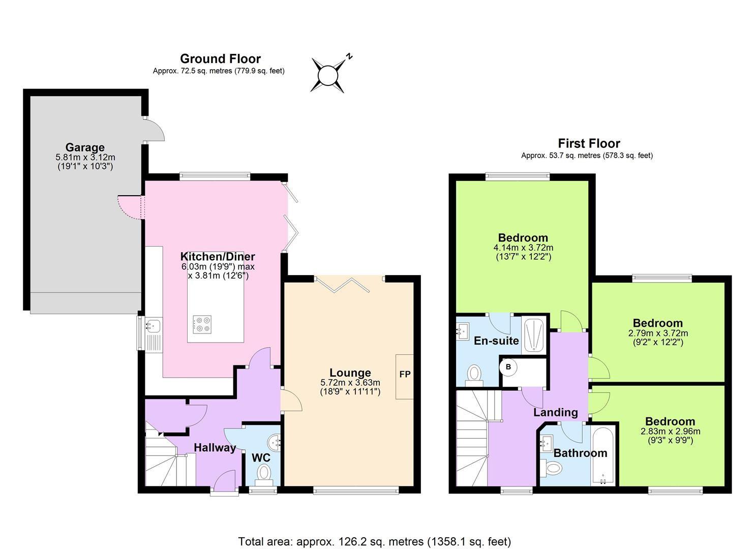 6, Steeple View Lane, Swadlincote floorplan