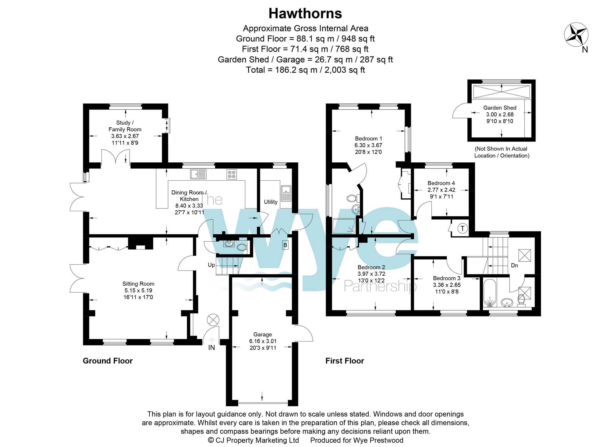 Hawthorns Nairdwood Lane, Great Missenden floorplan