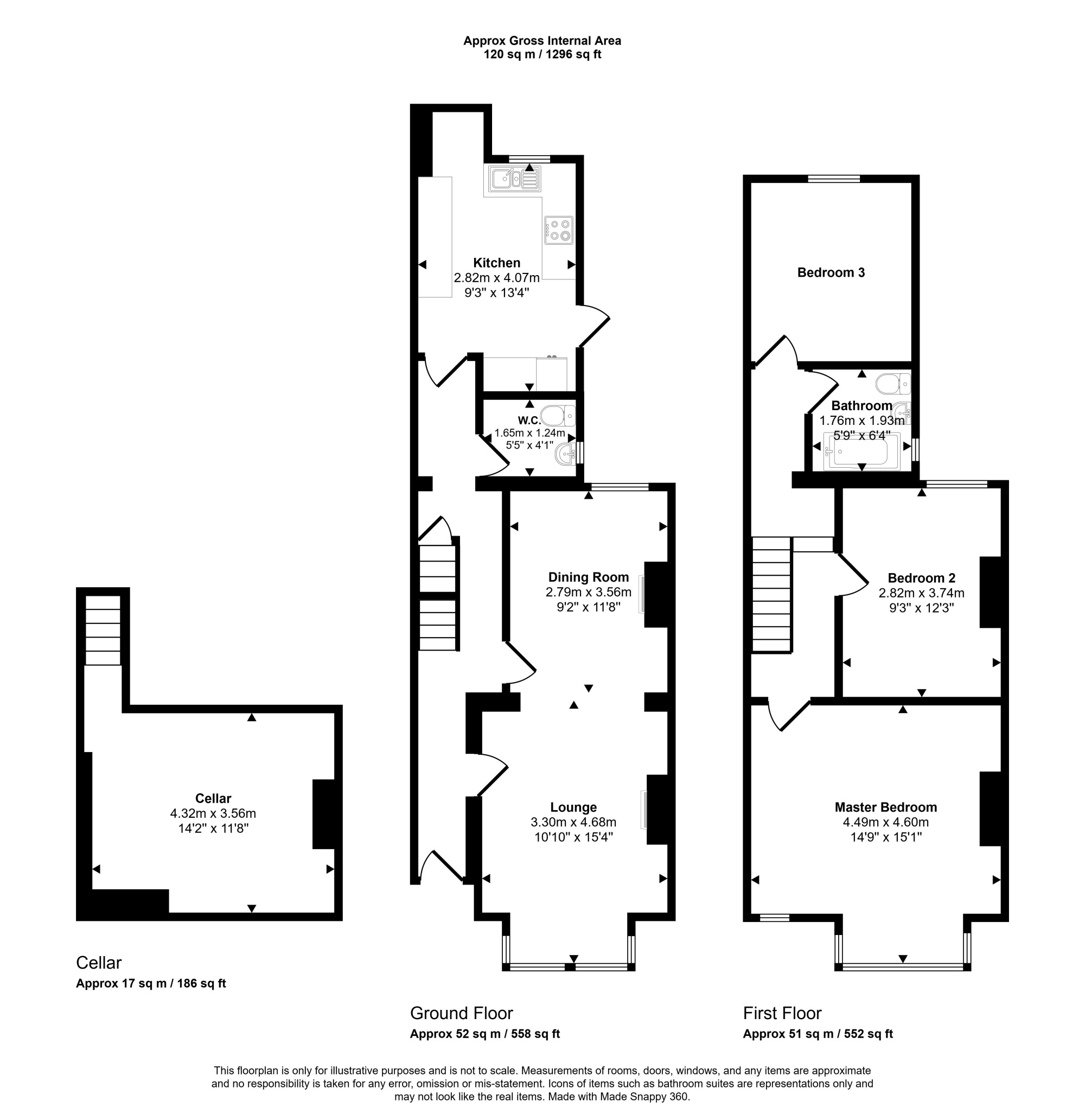 54, College Avenue, Gillingham floorplan